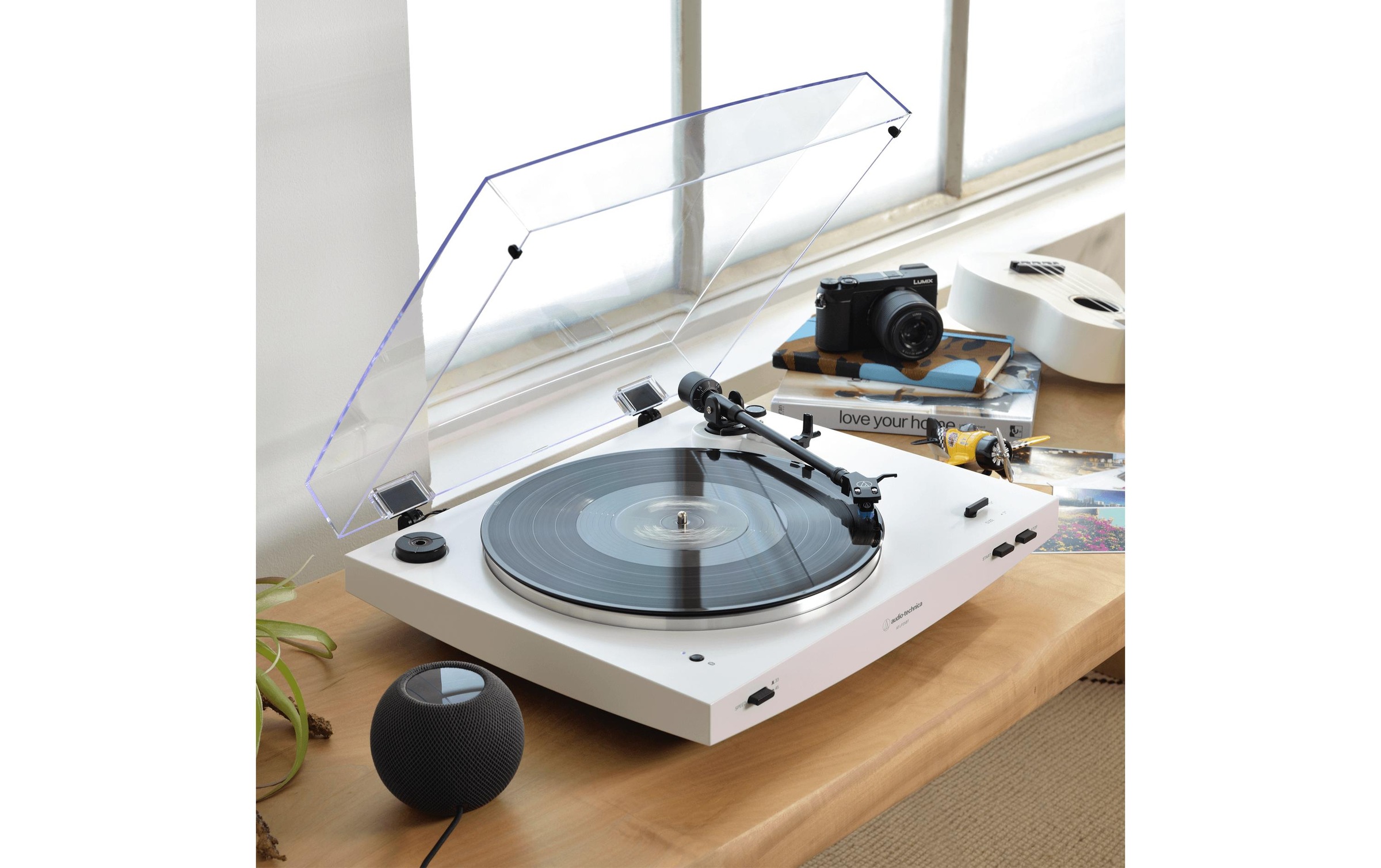 audio-technica Plattenspieler »AT-LP3XBT Weiss«