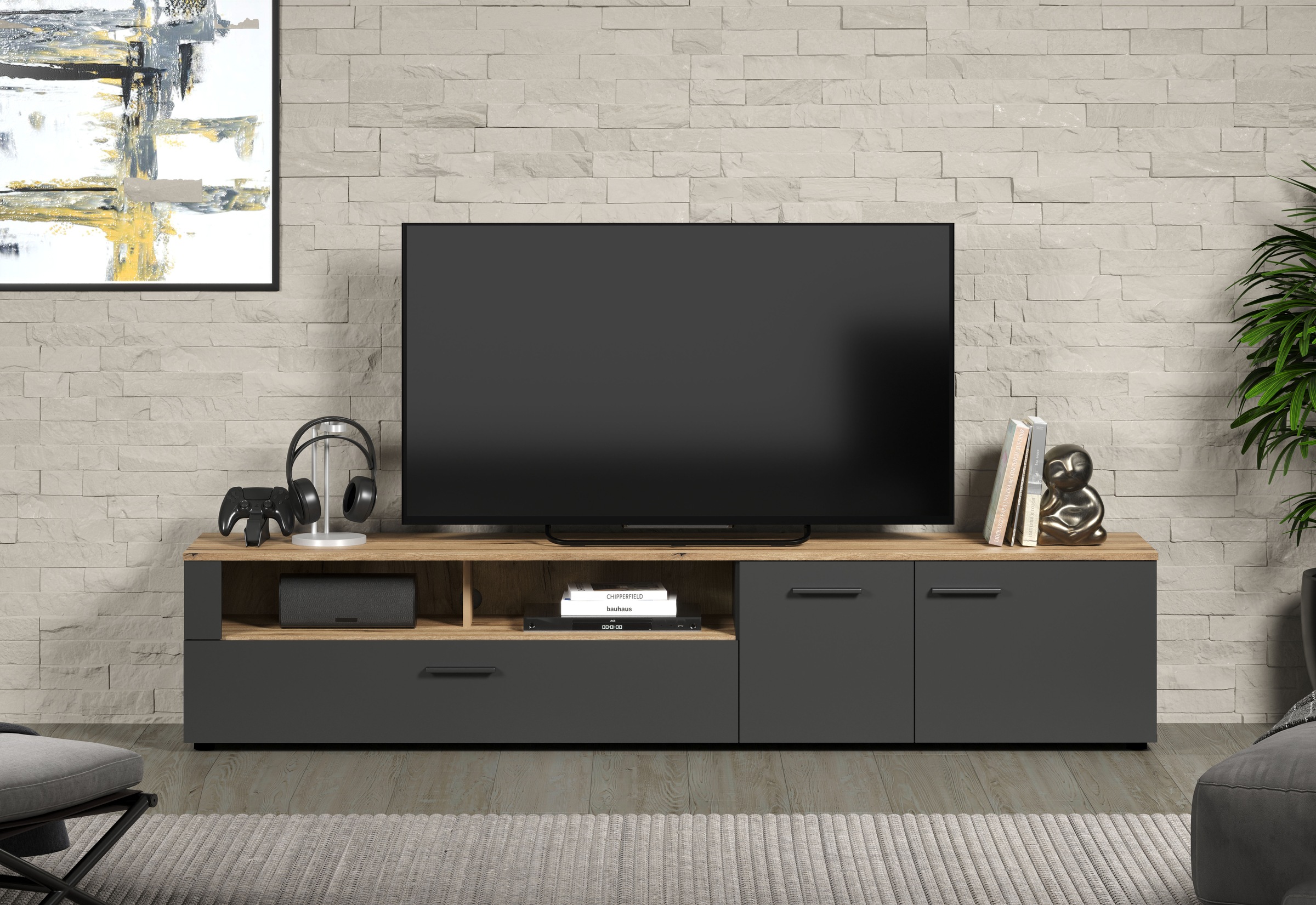 INOSIGN TV-Schrank »Esteban«, (1 St.), Elegant und modern