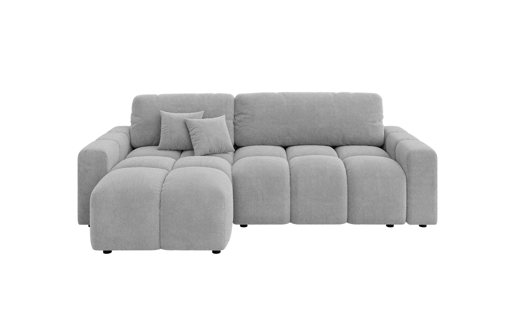 INOSIGN Ecksofa »FELICI, Schlafsofa 233cm, L-Form mit Recamiere beidseitig montierbar«, Designsofa mit Bettfunktion und Bettkasten, Masse B/T/H: 233/142/88 cm