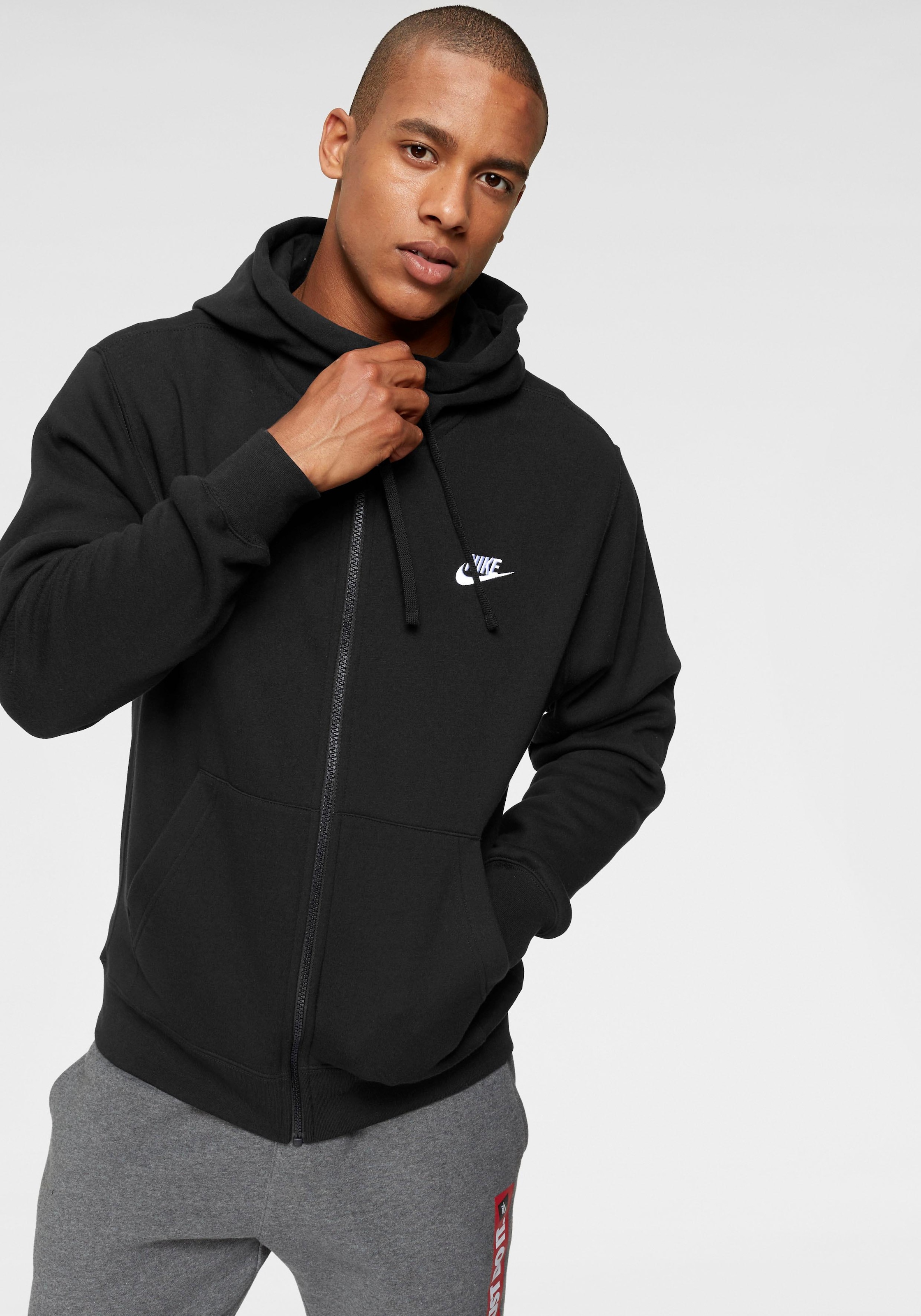 Nike Sportswear Sweatjacke »Club Fleece Men\'s Full-Zip Hoodie« online  bestellen | Jelmoli-Versand | Zip Hoodies
