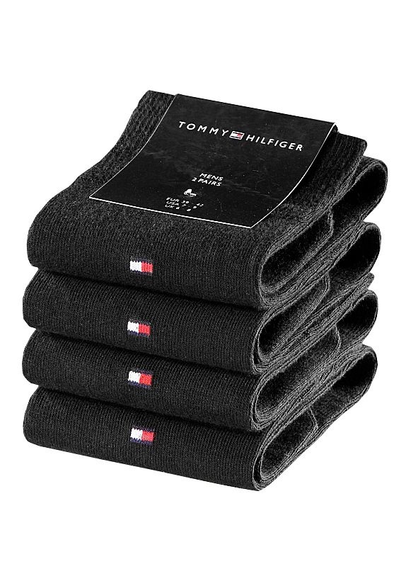Tommy Hilfiger Kurzsocken, (4 Paar), mit druckfreien Nähten