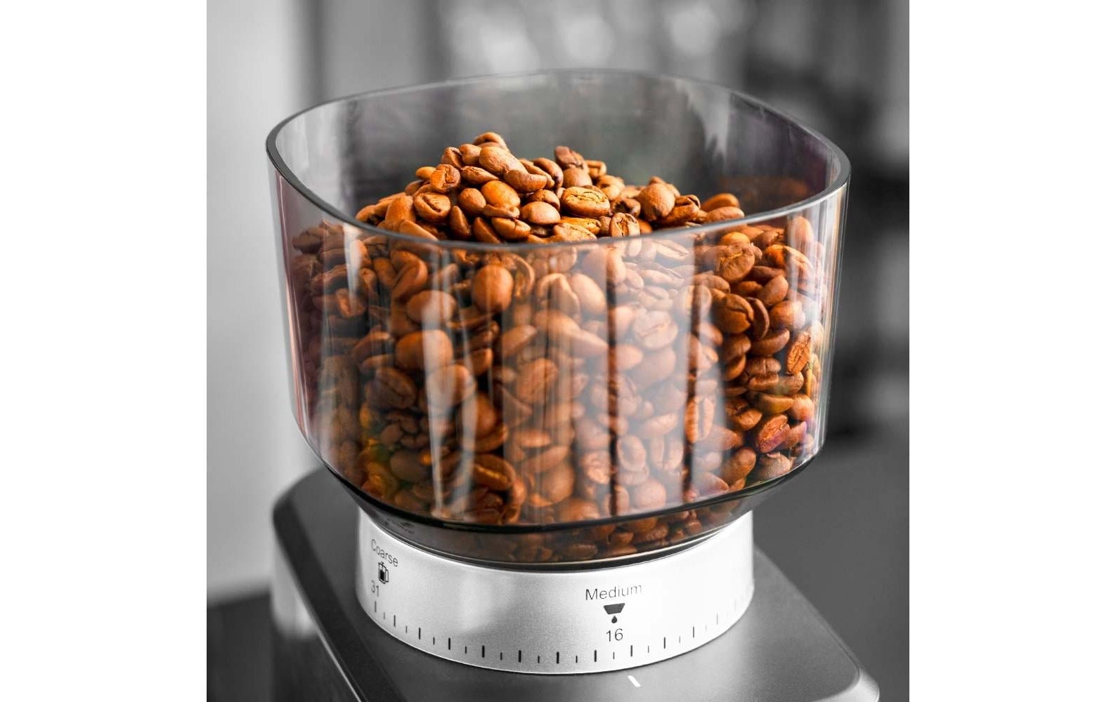Gastroback Kaffeemühle »Design Digital 42643 Schwarz/Silber«, 180 W, 320 g Bohnenbehälter