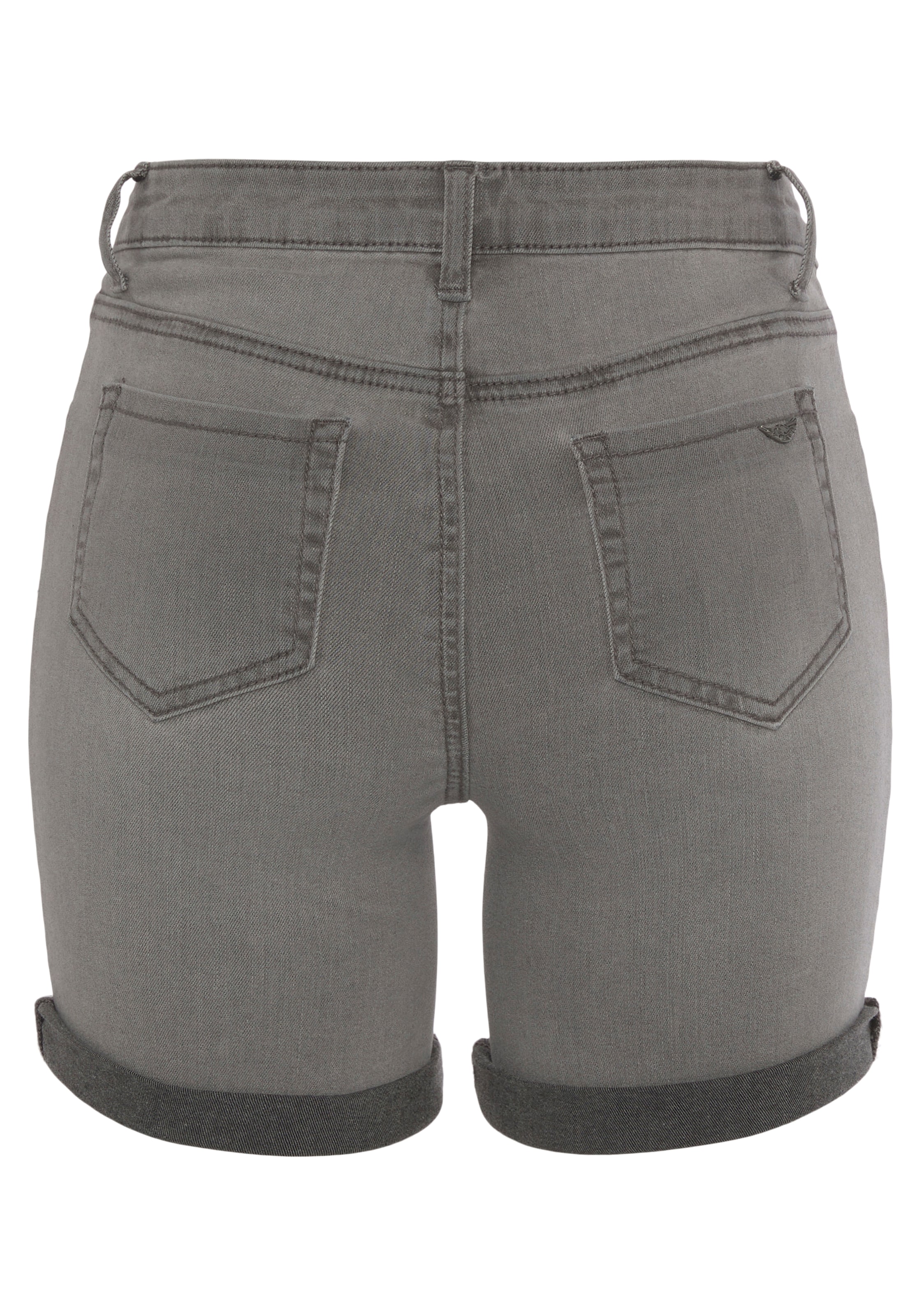 Arizona Jeansshorts »Ultra-Stretch«, extra eng geschnitten, krempelbare Beinabschlüsse