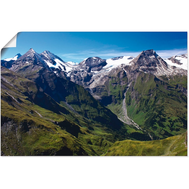 Artland Wandbild »Berge rund um den Grossglockner«, Berge, (1 St.), als  Leinwandbild, Wandaufkleber oder Poster in versch. Grössen online bestellen  | Jelmoli-Versand