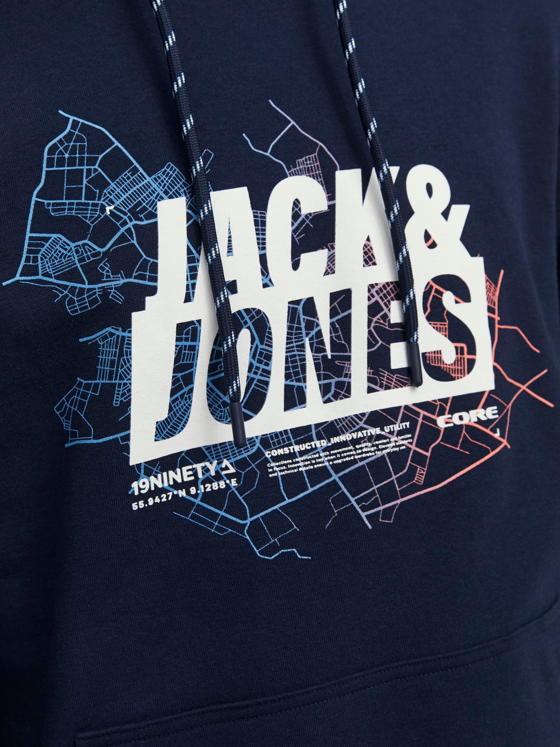 Jack & Jones Kapuzensweatshirt »JCOMAP LOGO SWEAT HOOD SN«