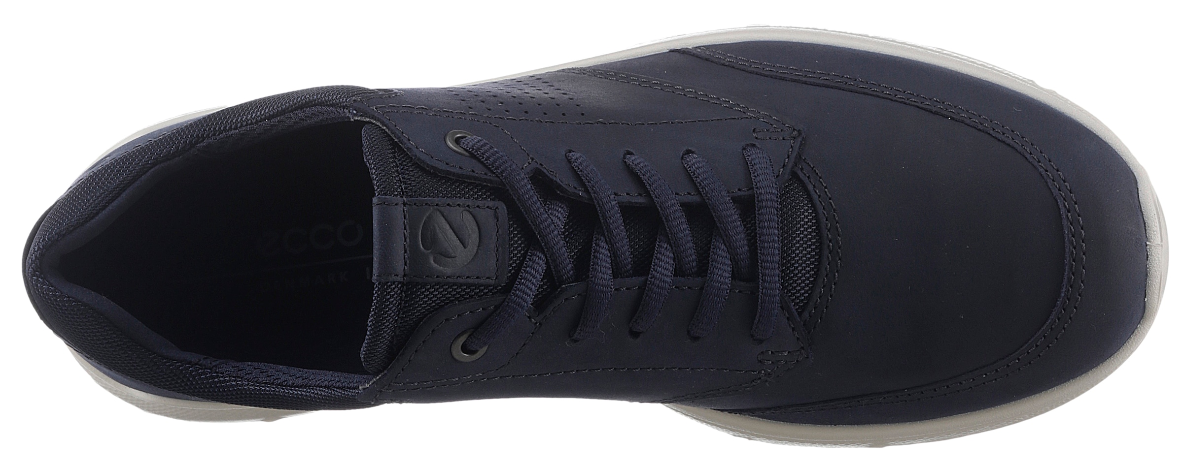 Ecco Sneaker »IRVING«, mit weisser Laufsohle, Freizeitschuh, Halbschuh, Schnürschuh