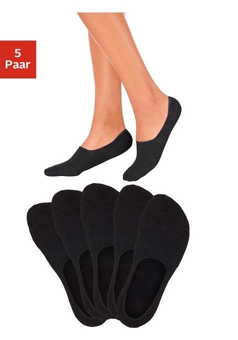 Bench. Füsslinge Packung, 5 Stk. tlg. für weit ausgeschnittene Schuhe