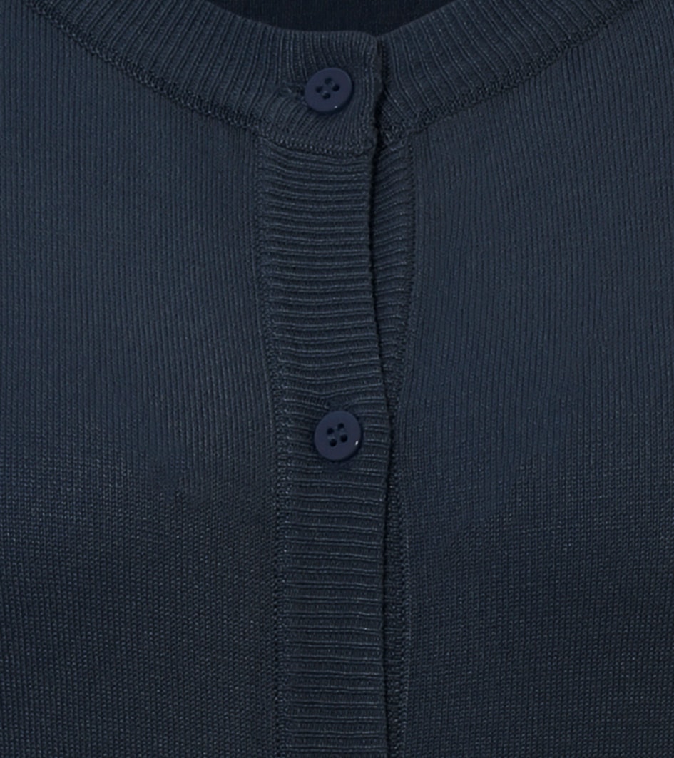Aniston CASUAL Strickjacke, mit Rundhals-Ausschnitt