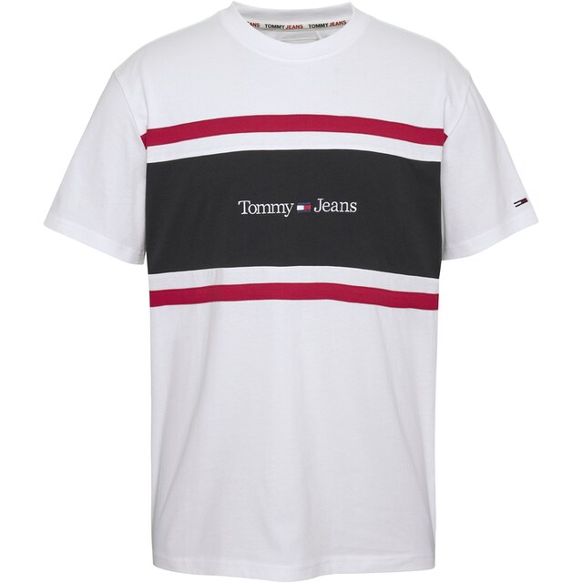 Tommy Jeans T-Shirt »TJM CLSC LINEAR CUT & SEW TEE«, mit Streifen-Detail  online bestellen | Jelmoli-Versand