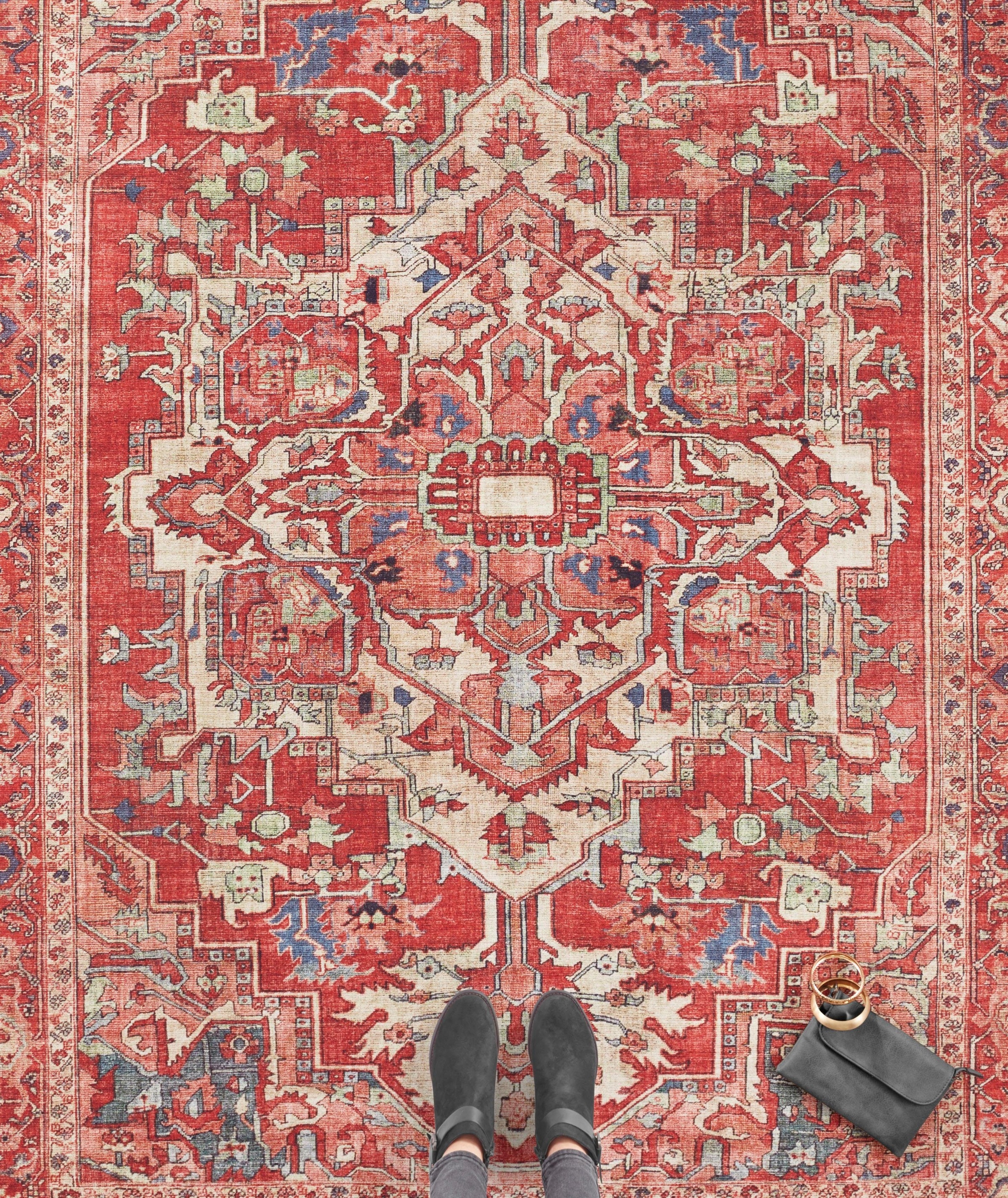 HANSE Home Teppich »Leta«, rechteckig, 5 mm Höhe, Orientalisch, Läufer, Kurzflor, Wohnzimmer, Schlafzimmer, Esszimmer