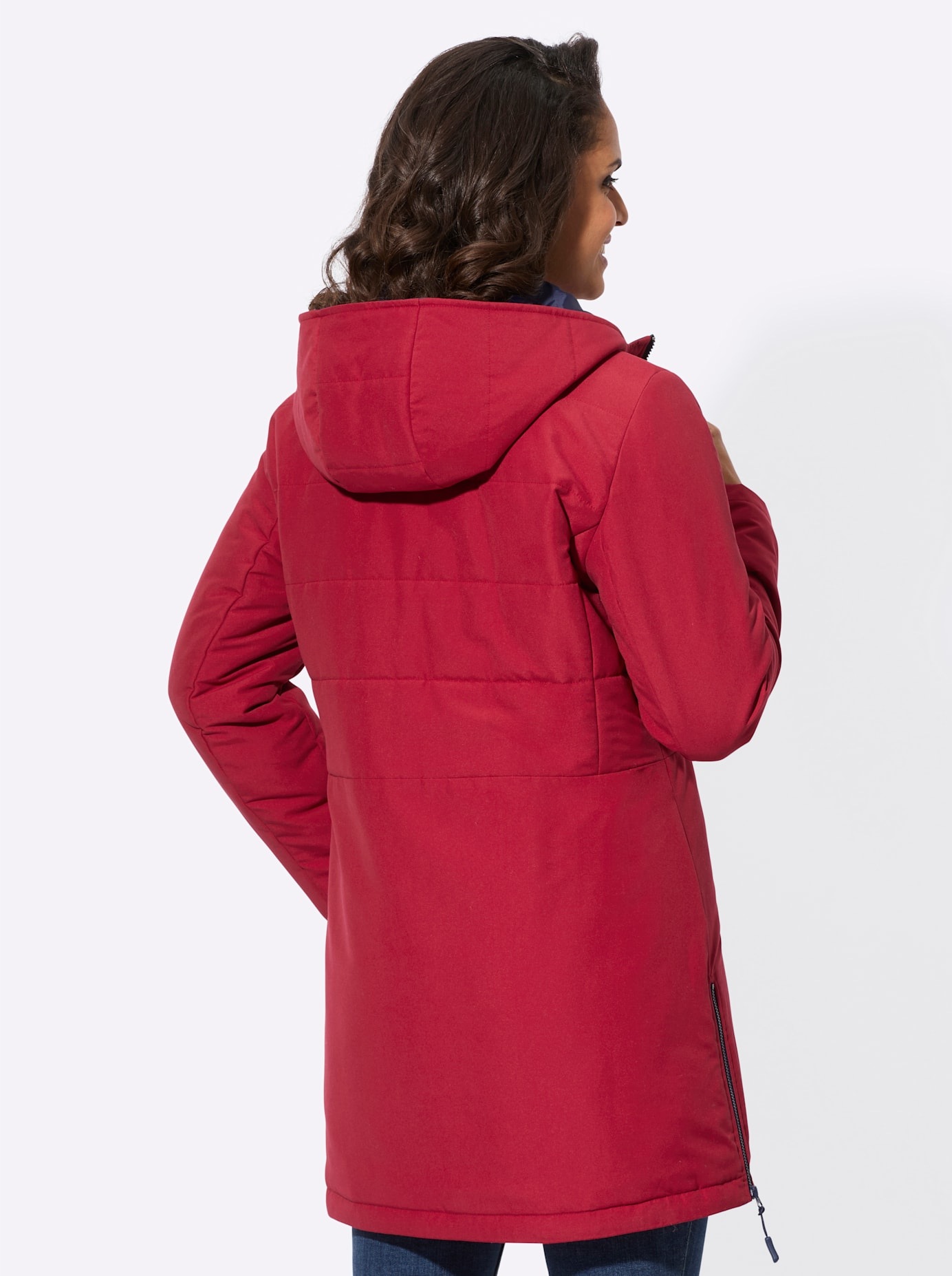 Casual Looks Langjacke, mit Kapuze