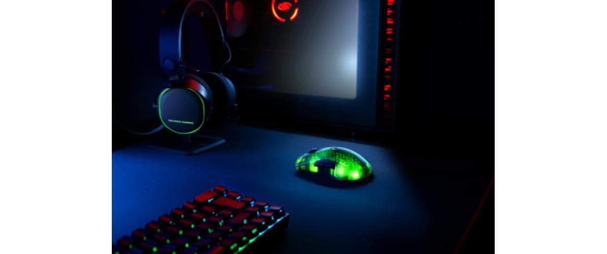 DELTACO Gaming-Maus »GAM-145 Schwarz«, Bluetooth