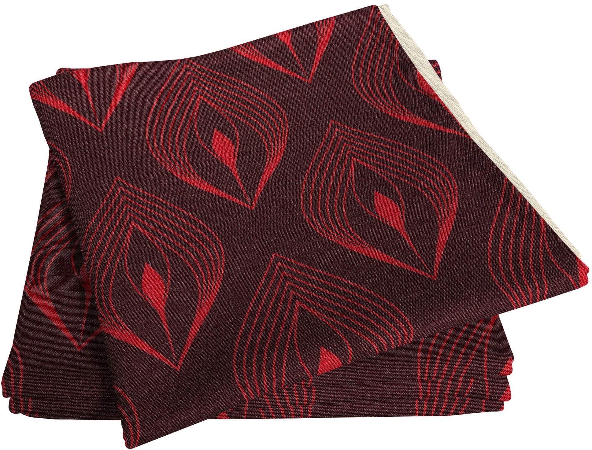 Adam Stoffserviette "Feathers" GOTS organic,zertifiziert durch CERES 0242Made in Germany