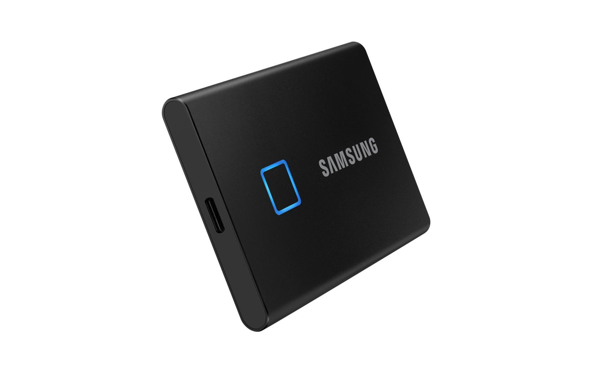 Samsung externe SSD »T7, 1 TB, Touch Black, USB 3.2 Gen 2«