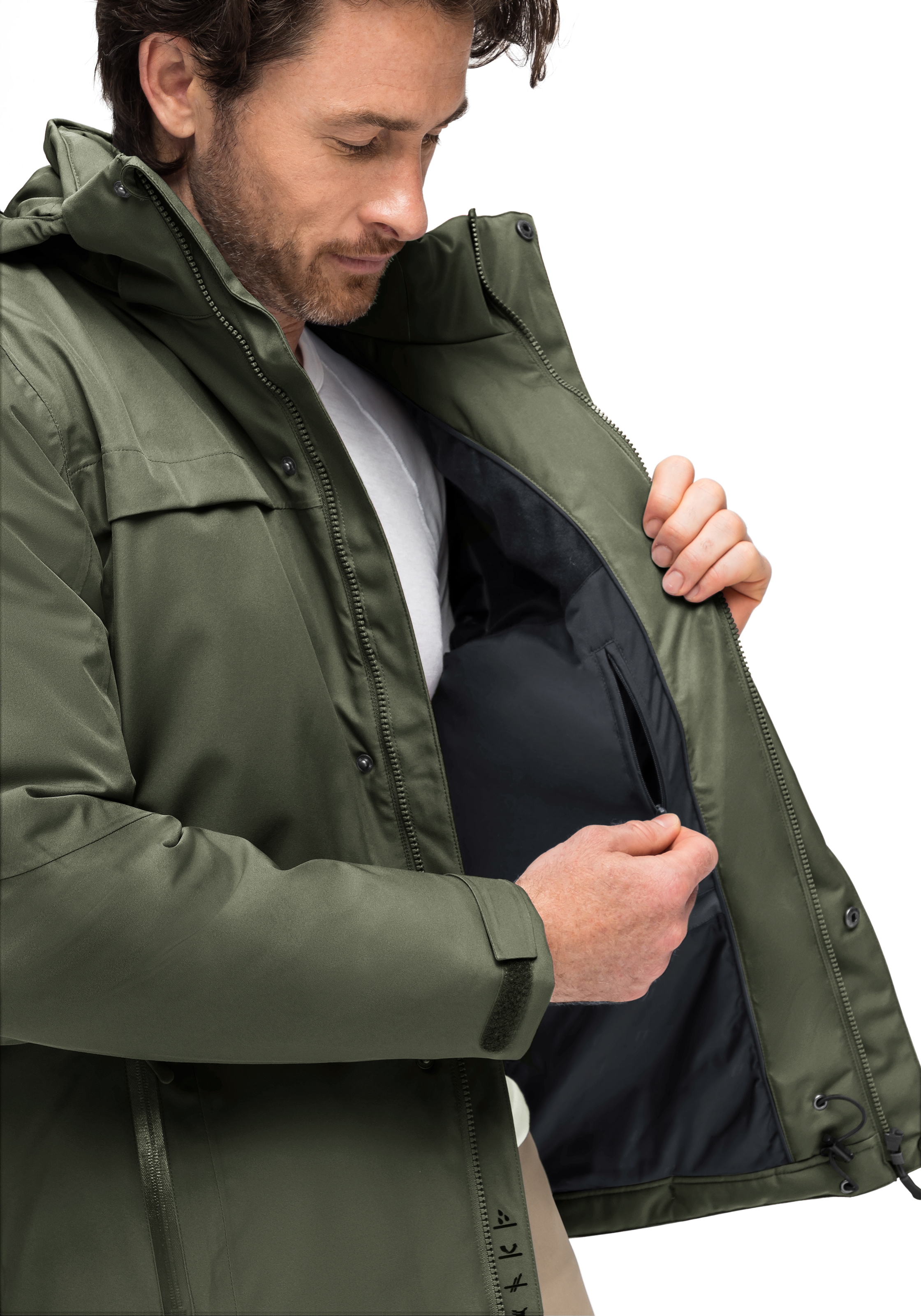 Maier Sports Funktionsjacke »Peyor M«, Herren Jacke, warm wattierte Winterjacke, wind/wasserdicht, Reg. Fit