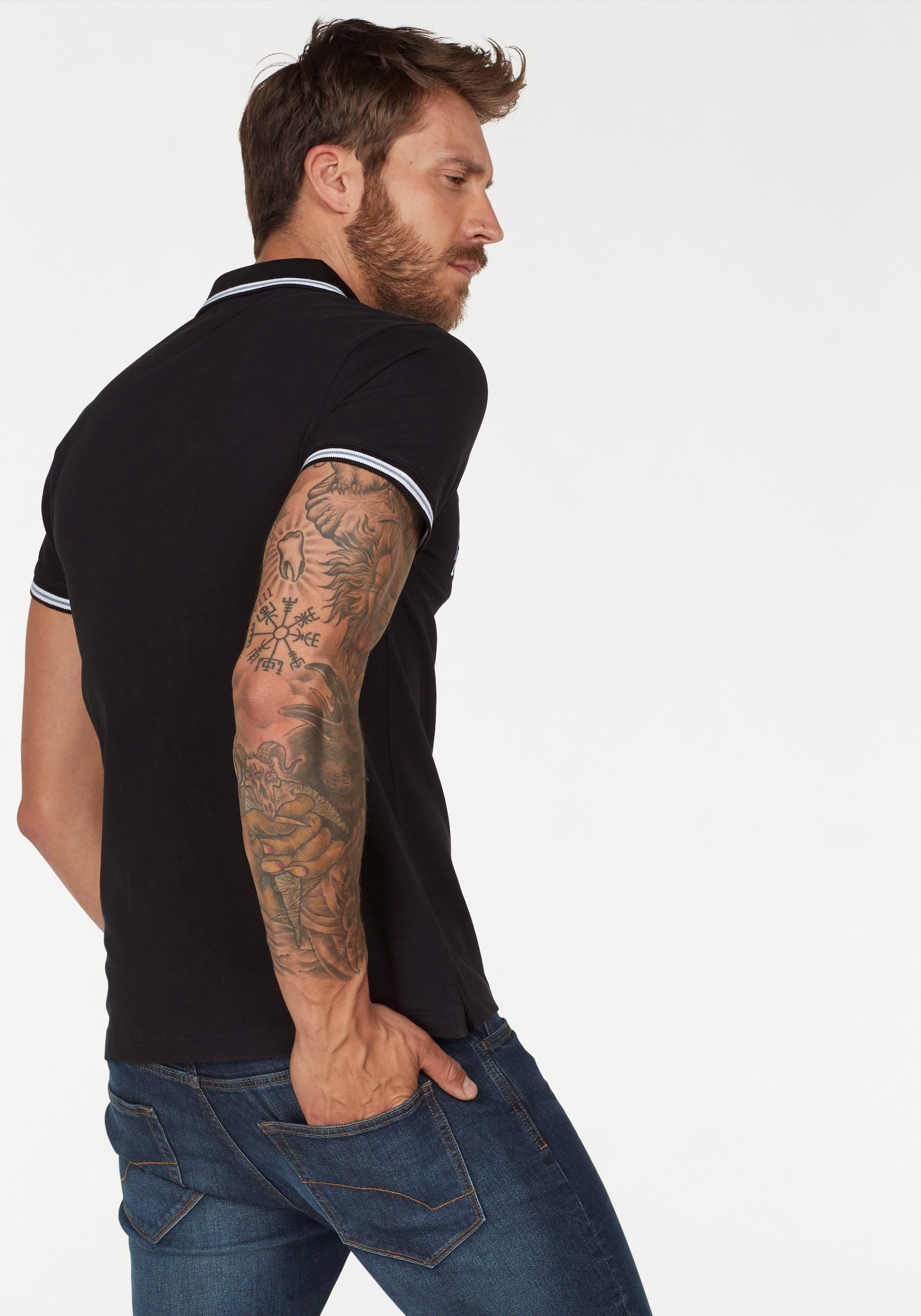 Bruno Banani Poloshirt, mit Markenbadge online kaufen | Jelmoli-Versand