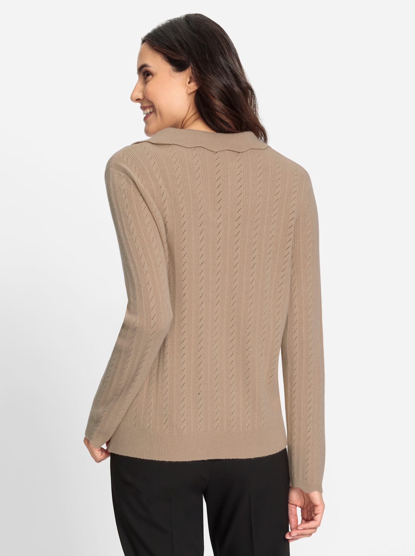 Inspirationen Polokragenpullover »Polopullover«