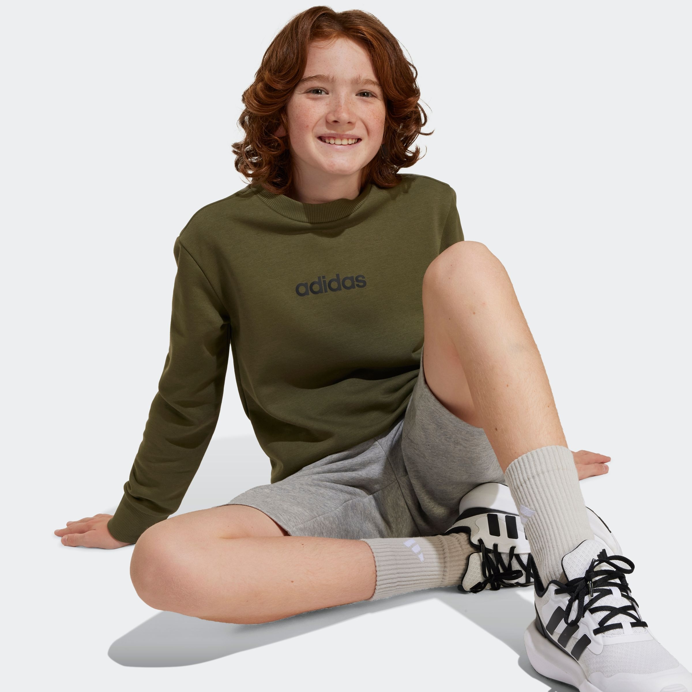 adidas Sportswear Sweatshirt »J LIN FT CREW«