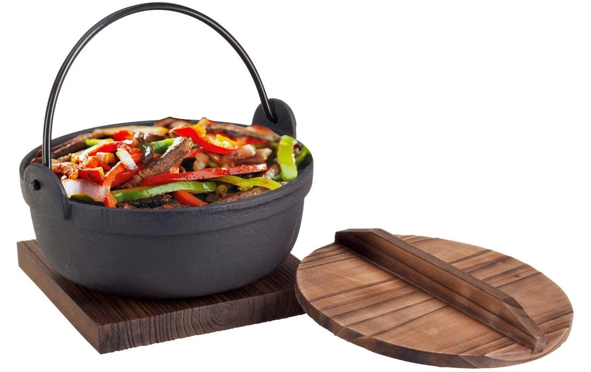 Nouvel Pfannen-Set "Hot Pan, 3-teilig, ø 18 cm" Gusseisen
