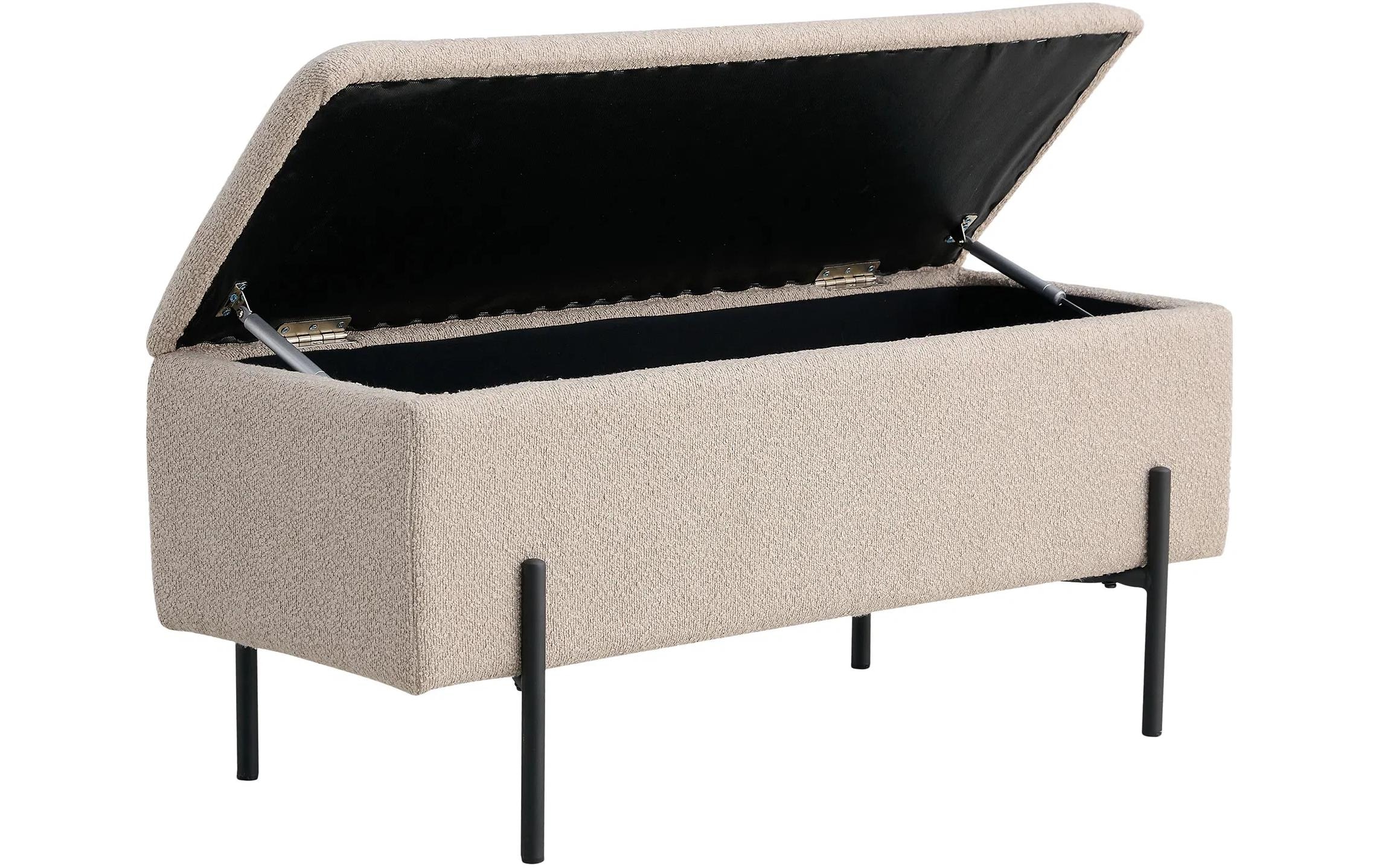 House Nordic Sitztruhe »Watford 36.5 x 95 x 46 cm Beige«