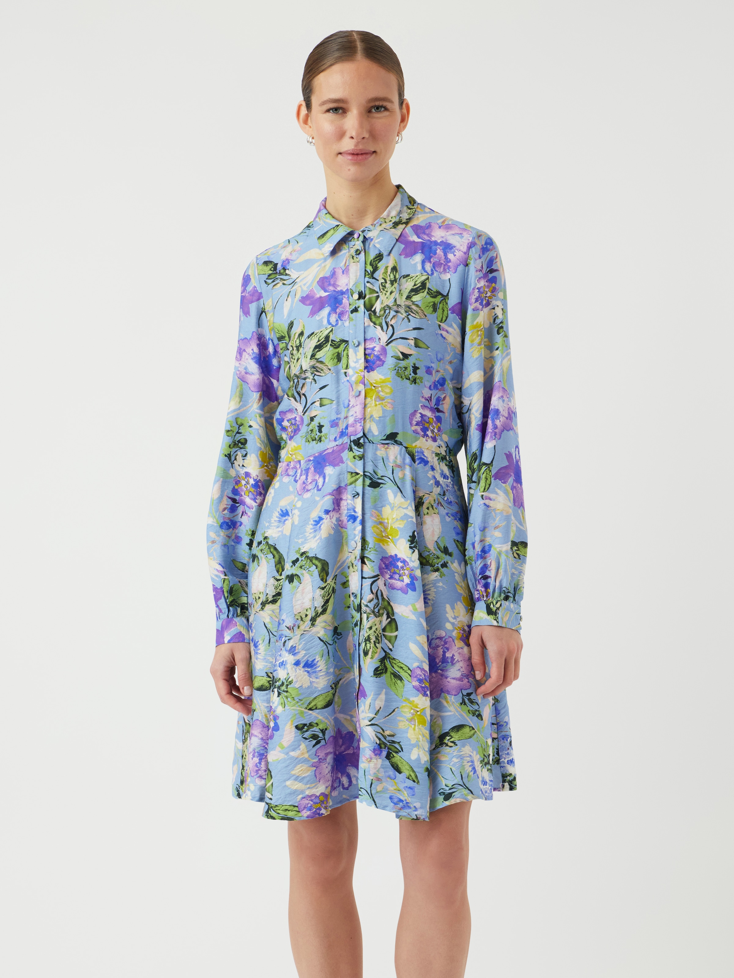 Y.A.S Hemdblusenkleid »YASKAYA LS SHIRT DRESS S. NOOS« Sommerkleid