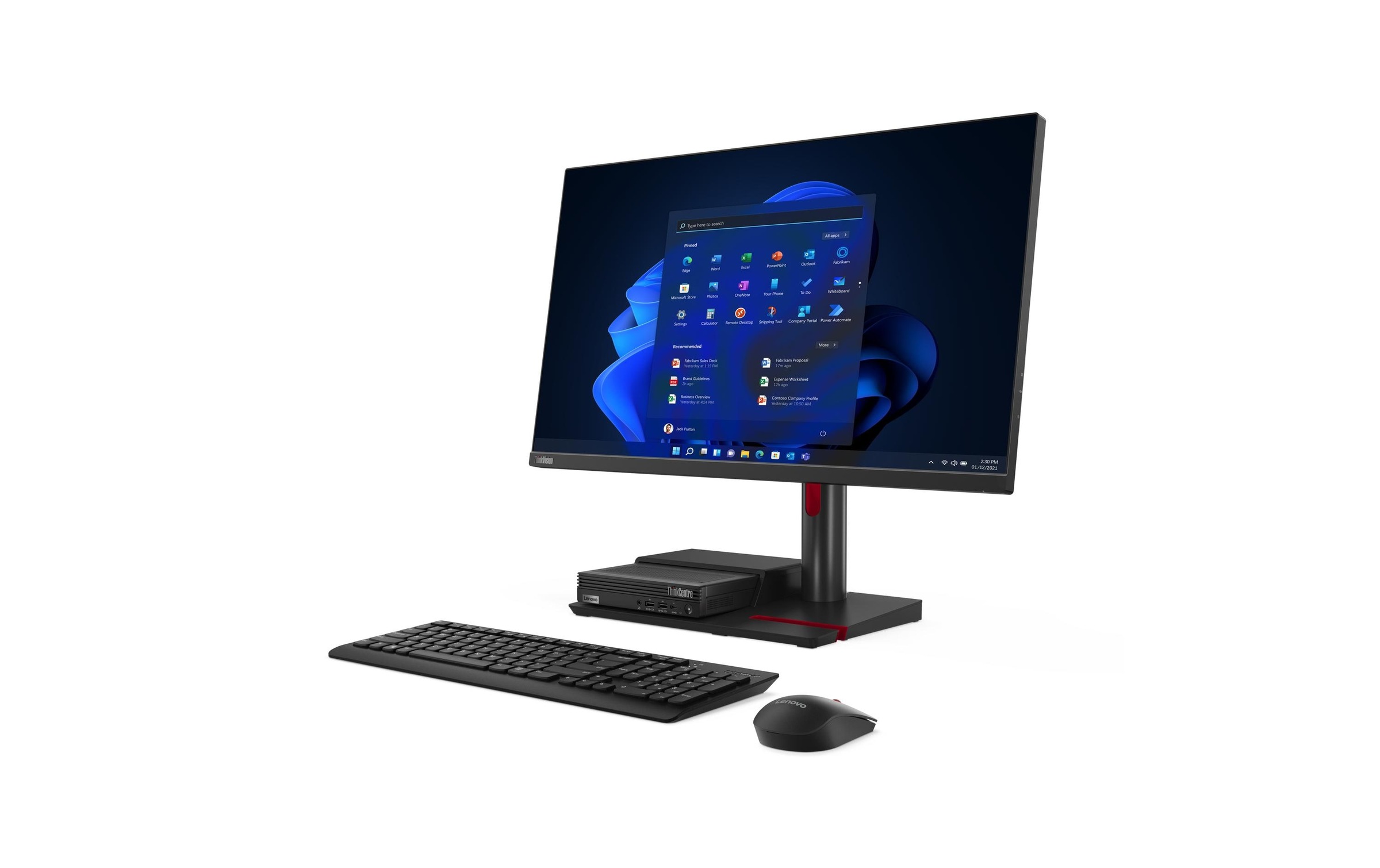 Lenovo LED-Monitor »ThinkCentre Tiny-in-One Flex 27i«, 68,58 cm/27 Zoll, 1920 x 1080 px, Full HD, 6 ms Reaktionszeit, 60 Hz