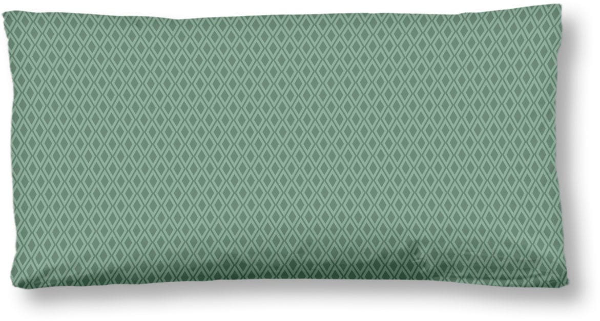 hip Kissenhülle »ZEPHIR«, (1 St., 1- 40x80 cm Kissenhülle), Baumwolle, Mako-Satin, 40x80, 1 Stück, Reissverschluss, Zephir, Grün