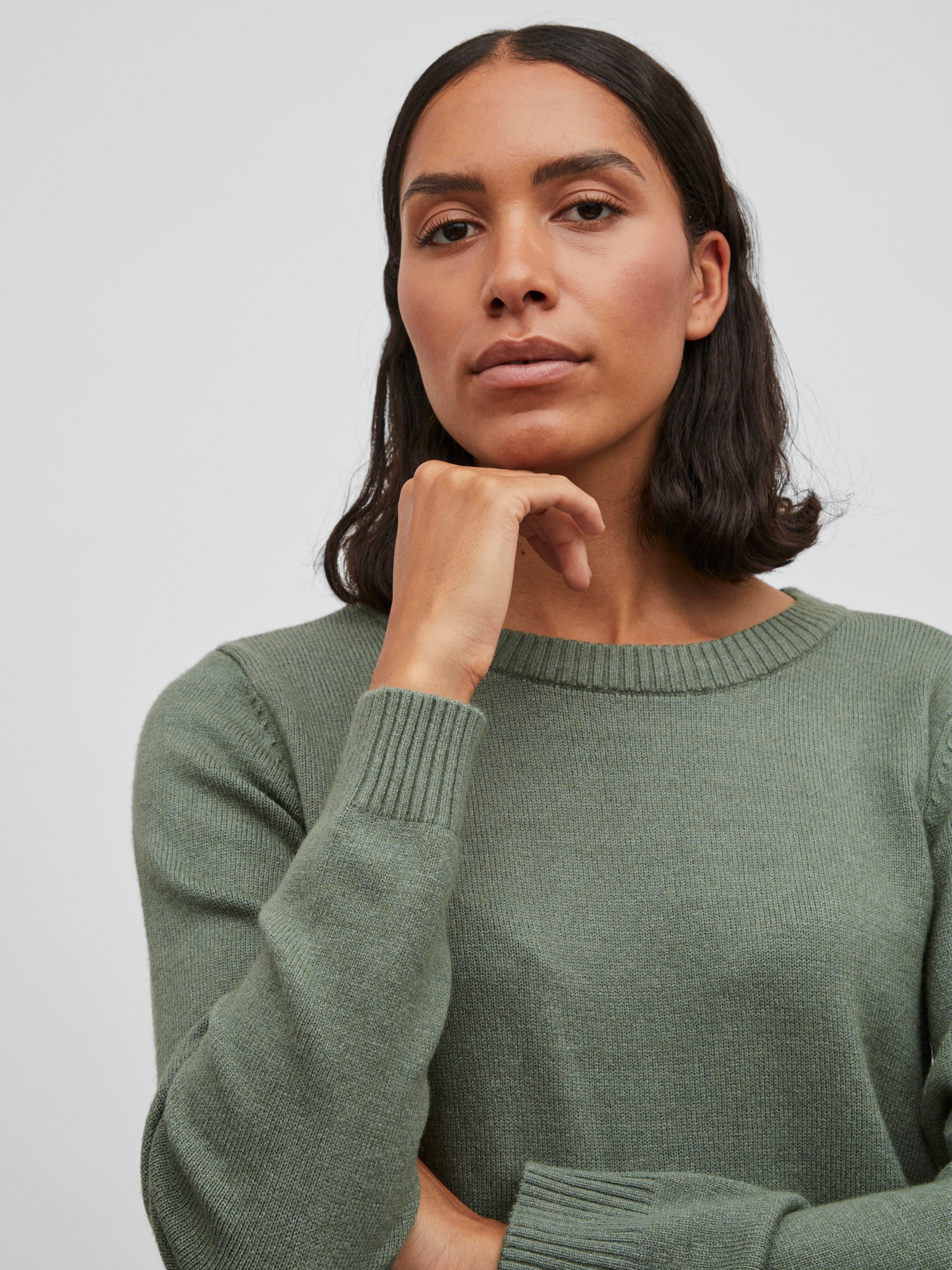Vila Rundhalspullover »VIRIL O-NECK L/S KNIT TOP - NOOS«