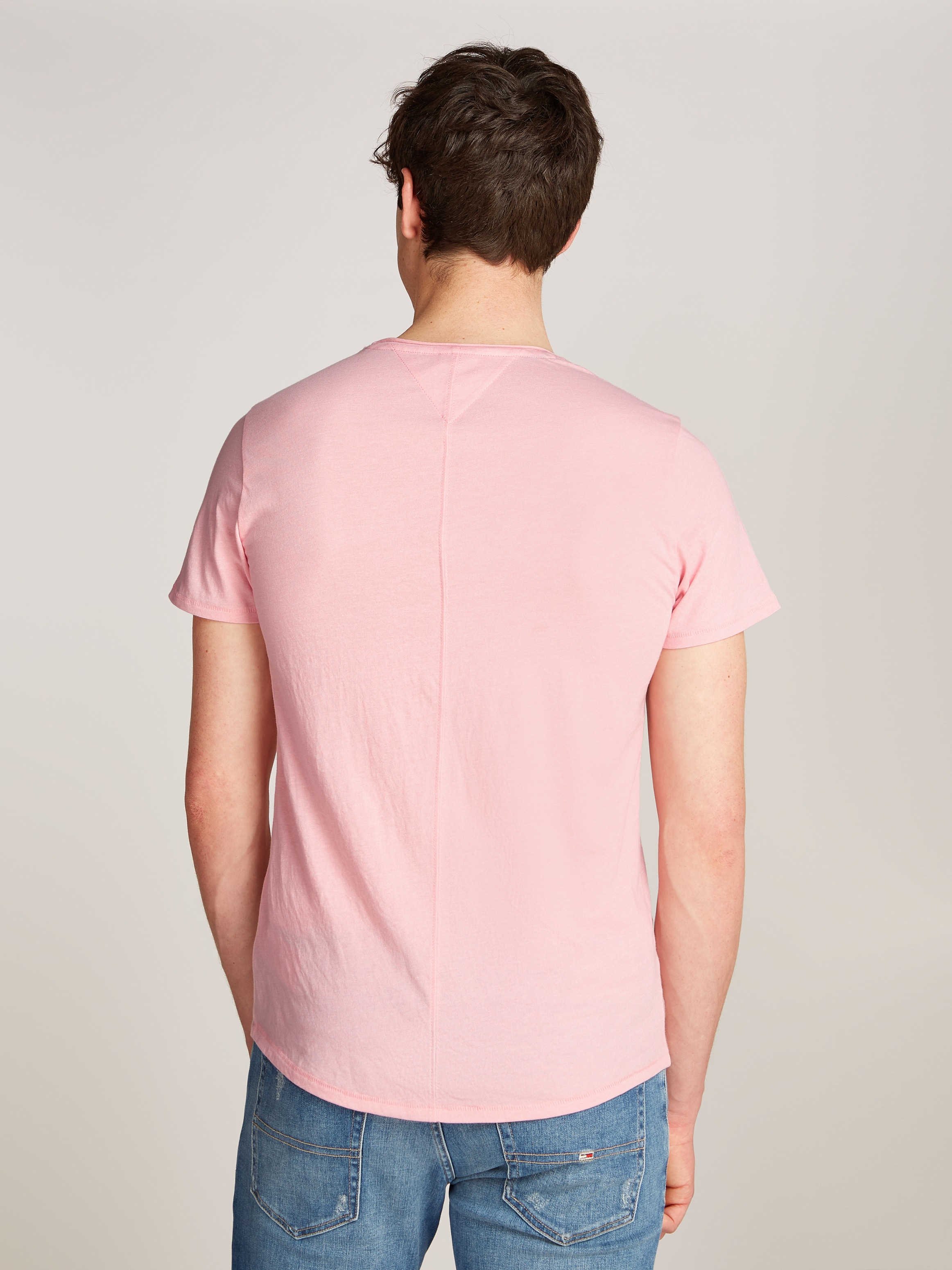 Tommy Jeans T-Shirt »TJM SLIM JASPE C NECK«, Classics Slim Fit mit Markenlabel