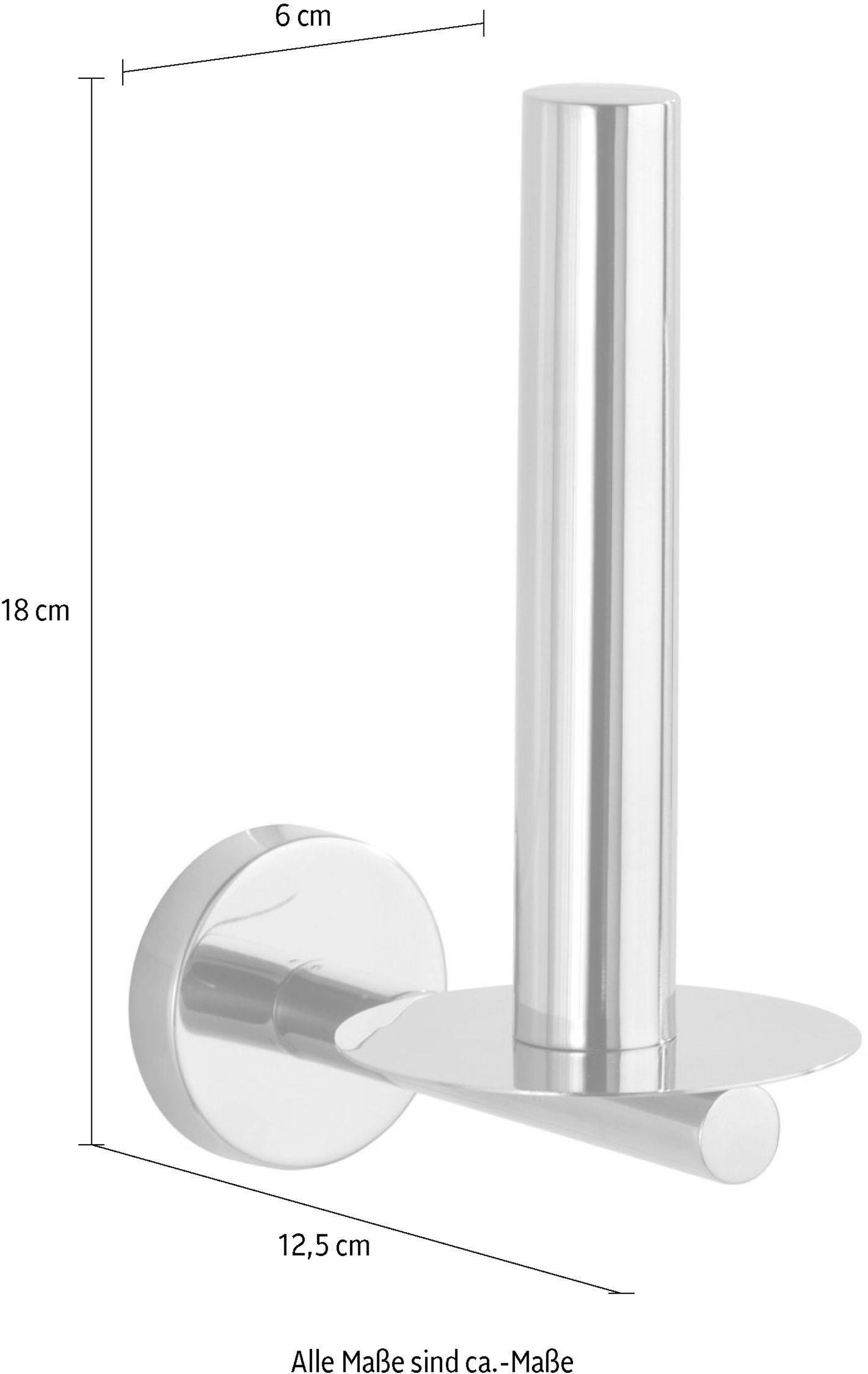 WENKO Toiletten-Ersatzrollenhalter »Bosio«, Edelstahl, rostfrei