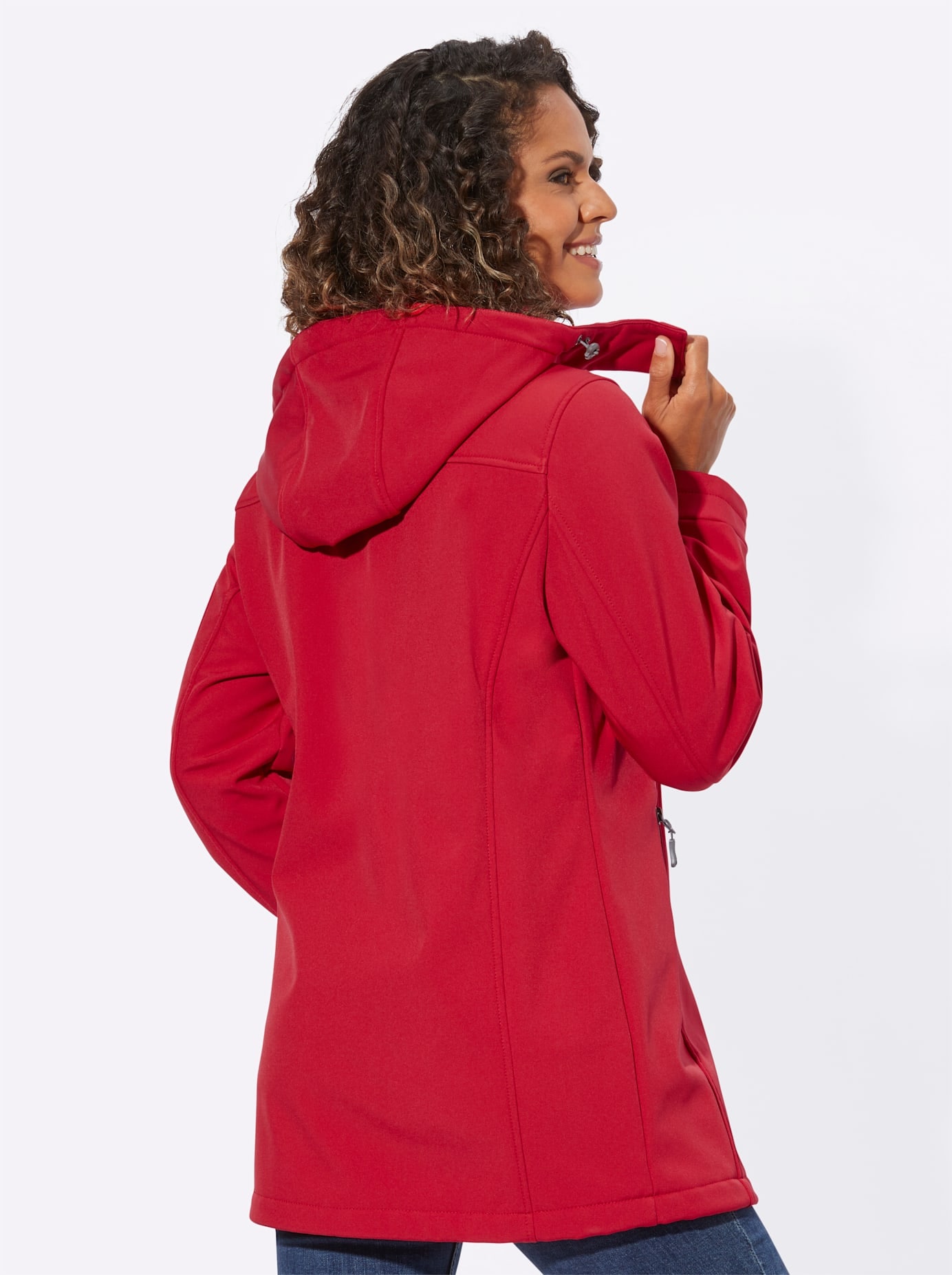 Casual Looks Softshelljacke, mit Kapuze