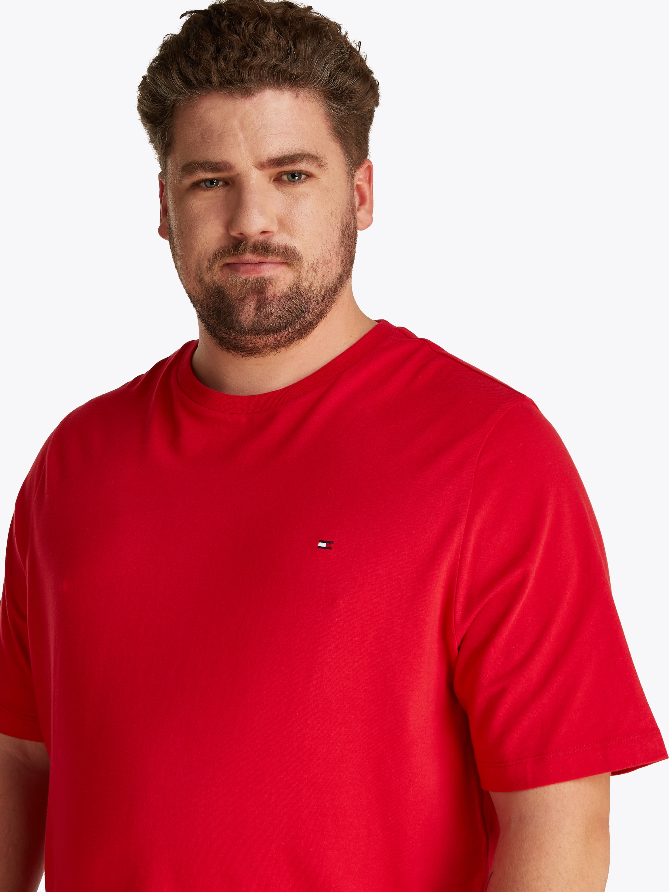 Tommy Hilfiger Big & Tall T-Shirt »BT-ESSENTIAL REG FIT SOLID TEE-B«, Grosse Grössen