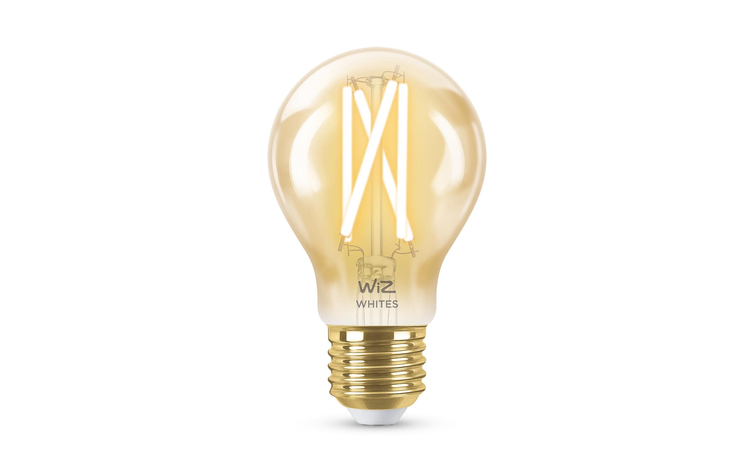 WiZ LED-Leuchtmittel »6.7W (50W) E27 A60 Filament Amber Einzelpack«, E27
