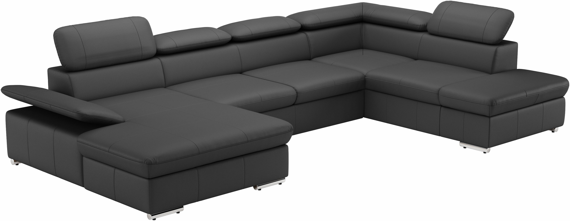 sit&more Wohnlandschaft »Valantine U-Form«, inkl. Kopf- und Armteilverstellung, wahlweise mit Bettfunktion