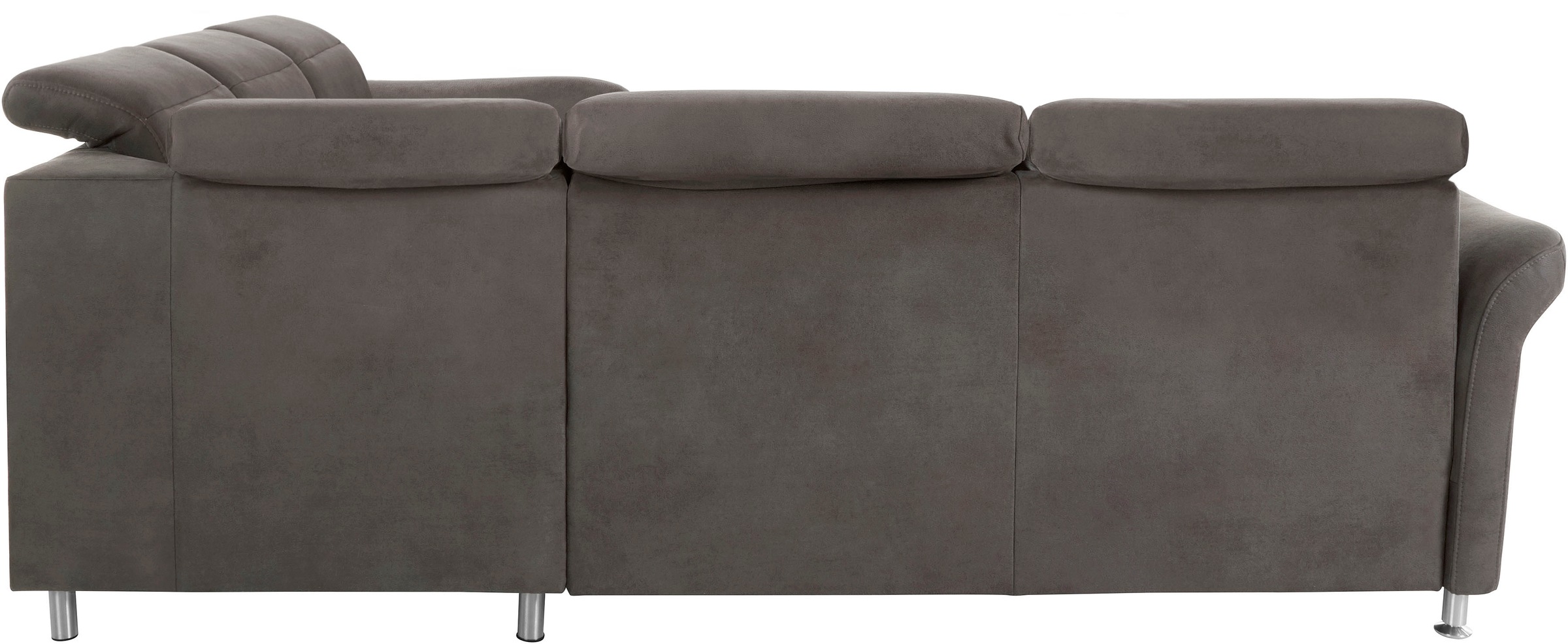 sit&more Ecksofa »Darwin L-Form«, inklusive Federkern, wahlweise mit Kopfteilverstellung, Bettfunktion