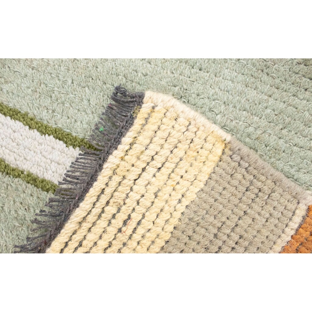 morgenland Wollteppich »Nepal Teppich handgeknüpft mehrfarbig«, rechteckig
