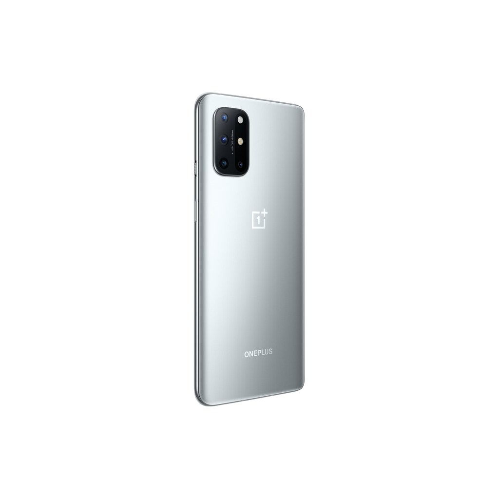 OnePlus Smartphone »8T 128 GB Lunar Silver«, silberfarben, 16,6 cm/6,55 Zoll, 128 GB Speicherplatz, 48 MP Kamera