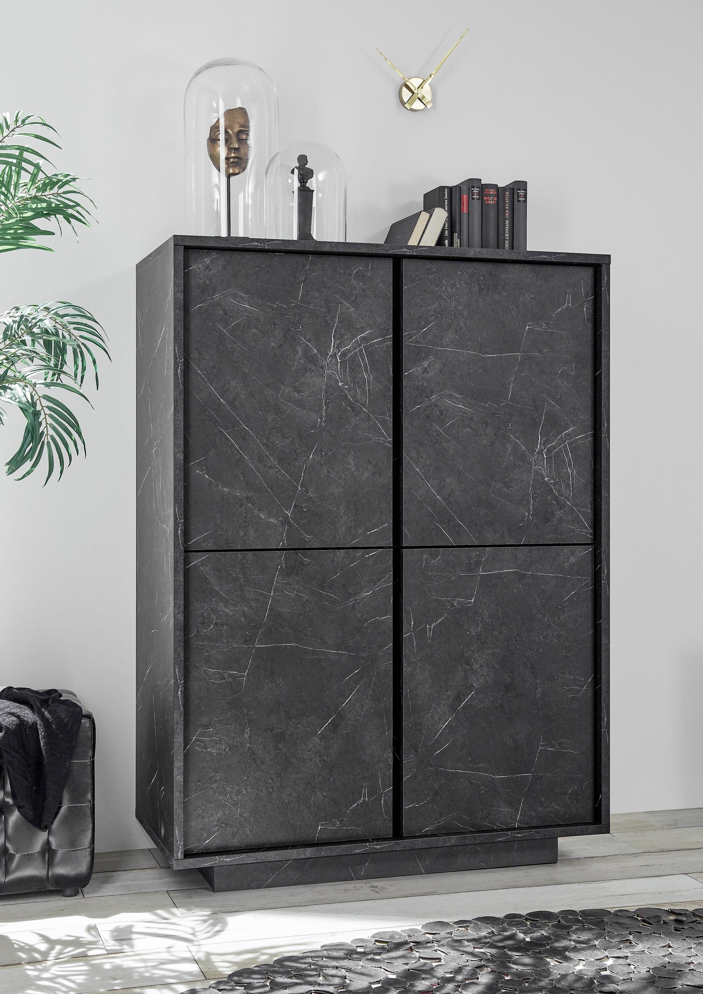 INOSIGN Highboard »Carrara«, grifflos