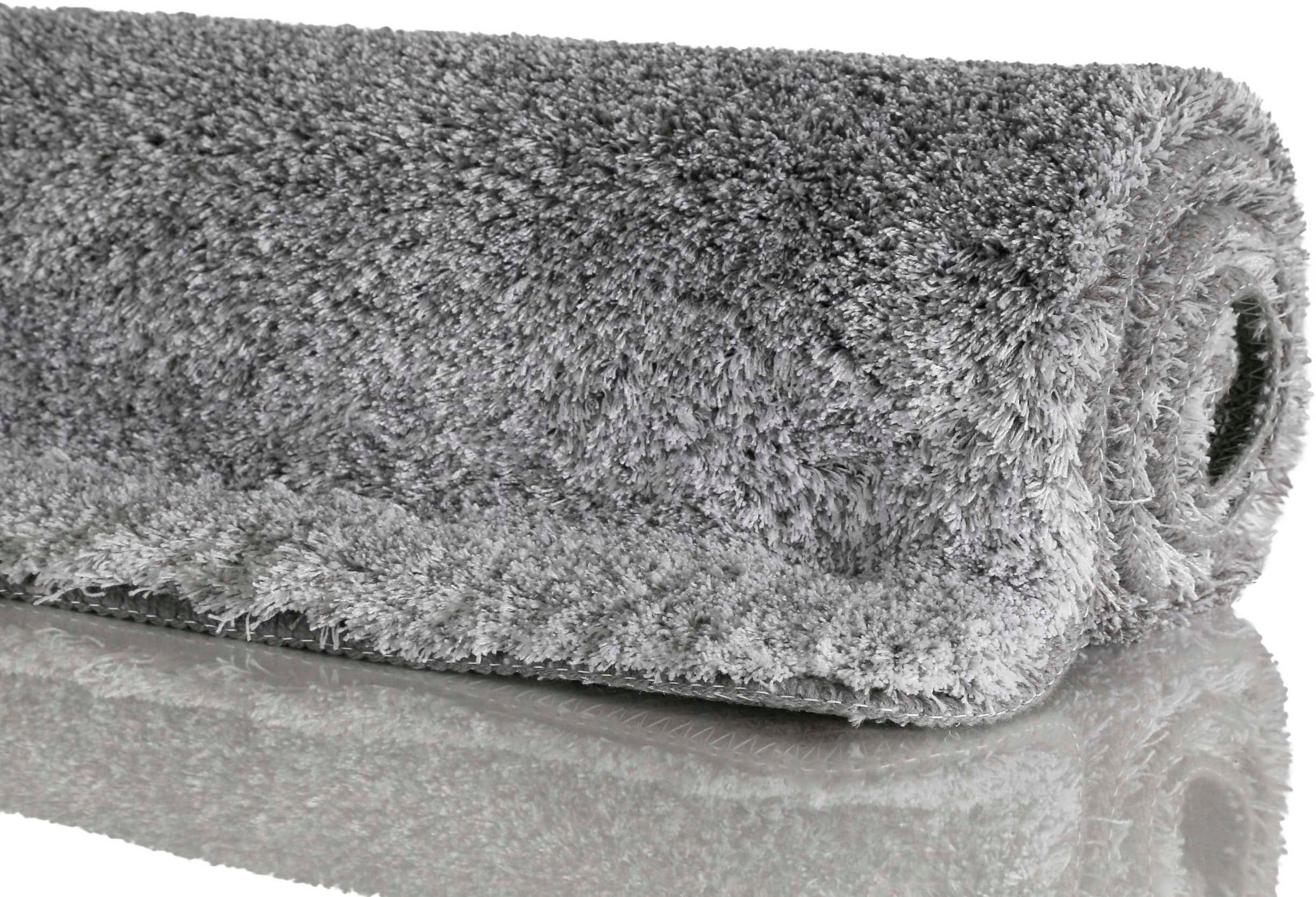 Wecon home Basics Badematte »Luuk WB-2705«, Höhe 25 mm, rutschhemmend beschichtet, fussbodenheizungsgeeignet-schnell trocknend, trendiger Farbverlauf, waschbar, weicher Badezimmerteppich