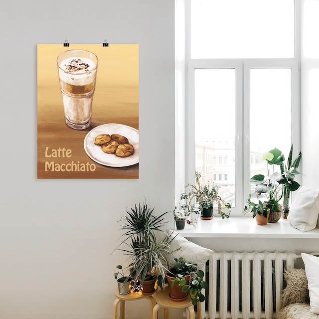 Artland Wandbild »Latte Macchiato III«, Getränke, (1 St.), als Alubild,  Leinwandbild, Wandaufkleber oder Poster in versch. Grössen online shoppen |  Jelmoli-Versand