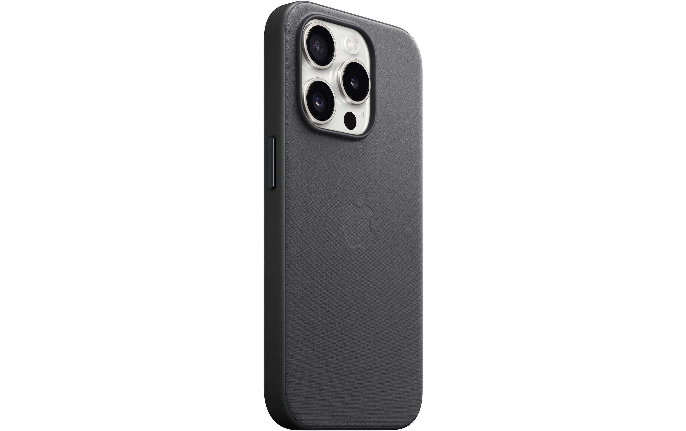 Apple Smartphone Feingewebe Case mit MagSafe, iPhone 15 Pro, Schwarz