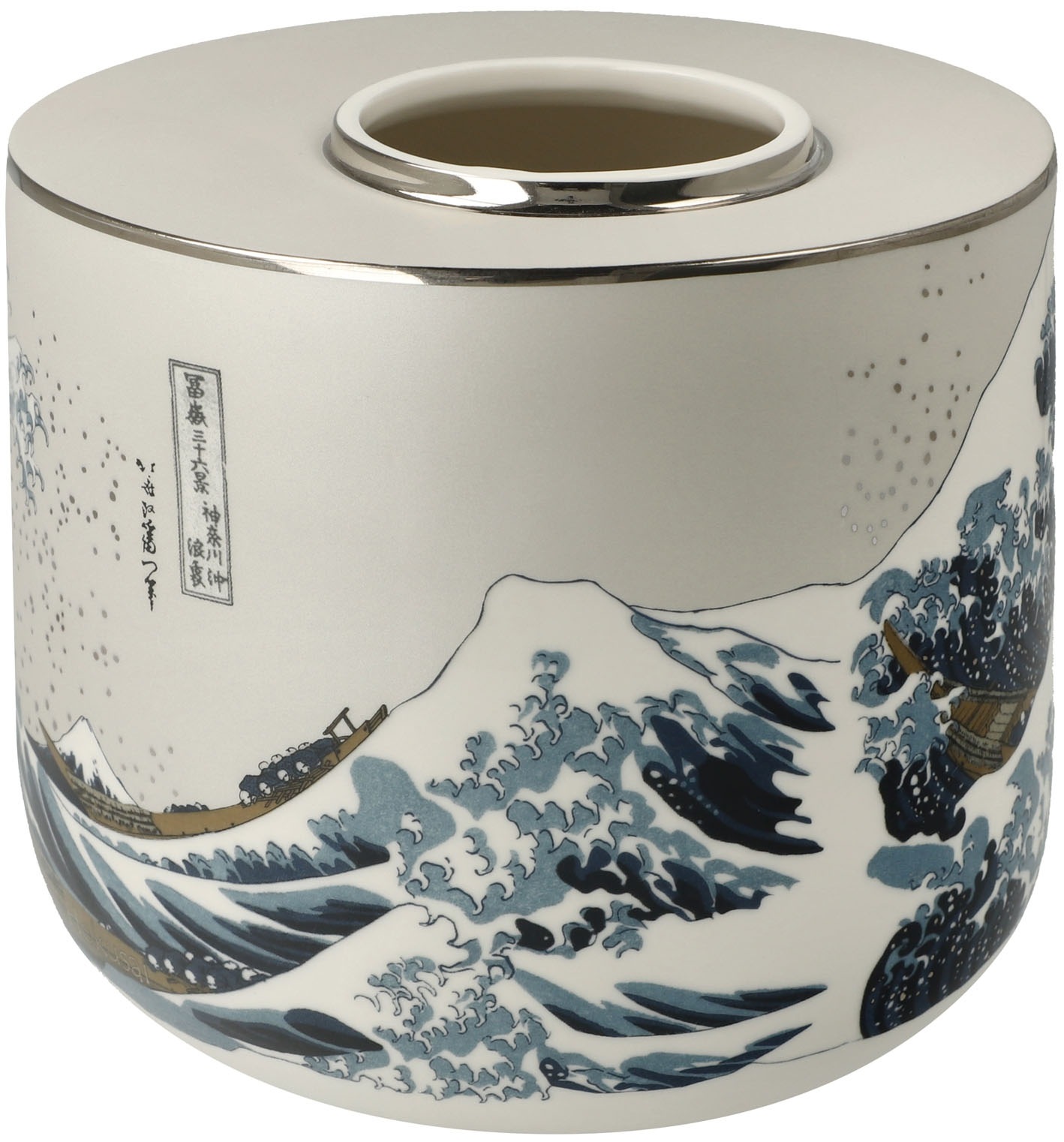 Goebel Tischvase "Vase Hokusai- Die Große Welle"