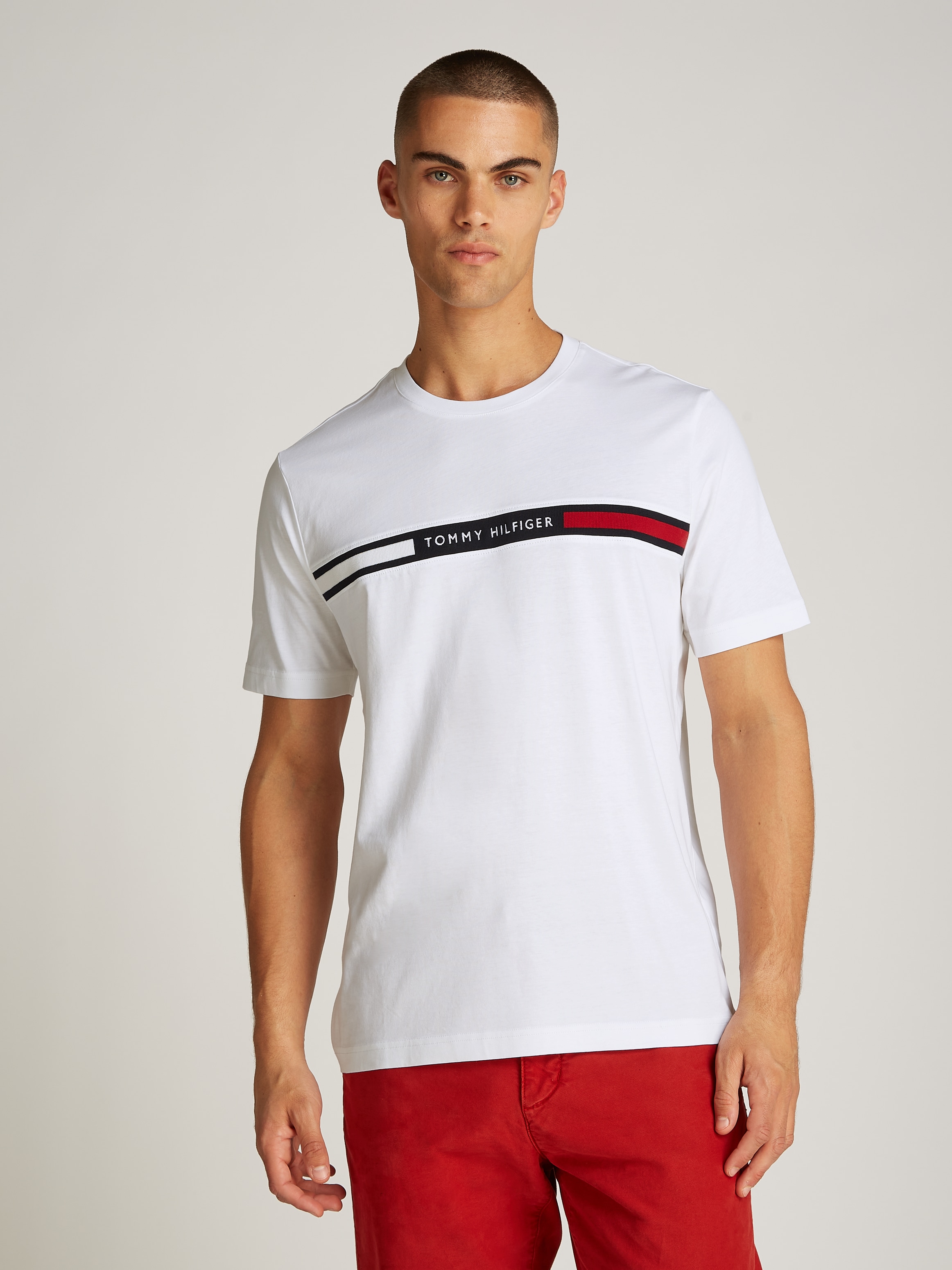 Tommy Hilfiger T-Shirt »HILFIGER CHEST INSERT TEE«