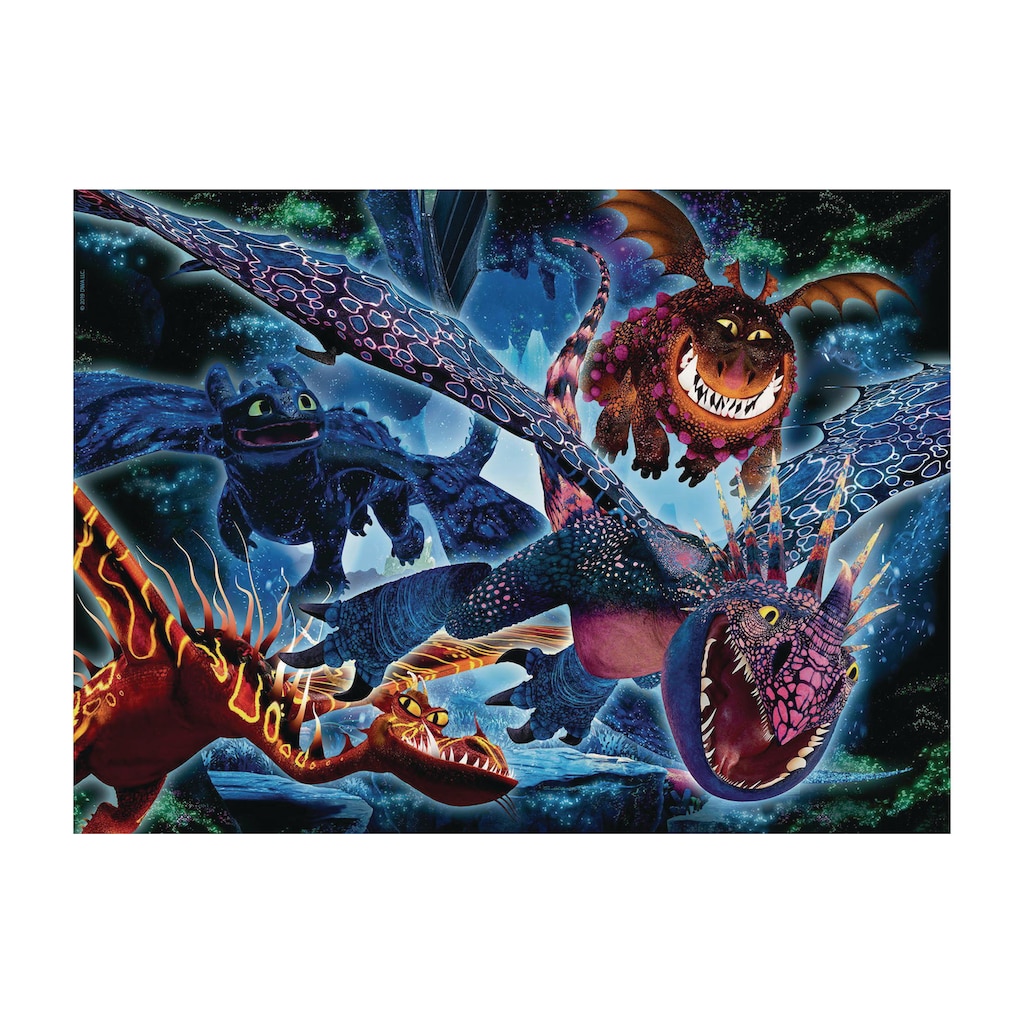Ravensburger Puzzle »Dragons 3 Leuchtende Drachen«