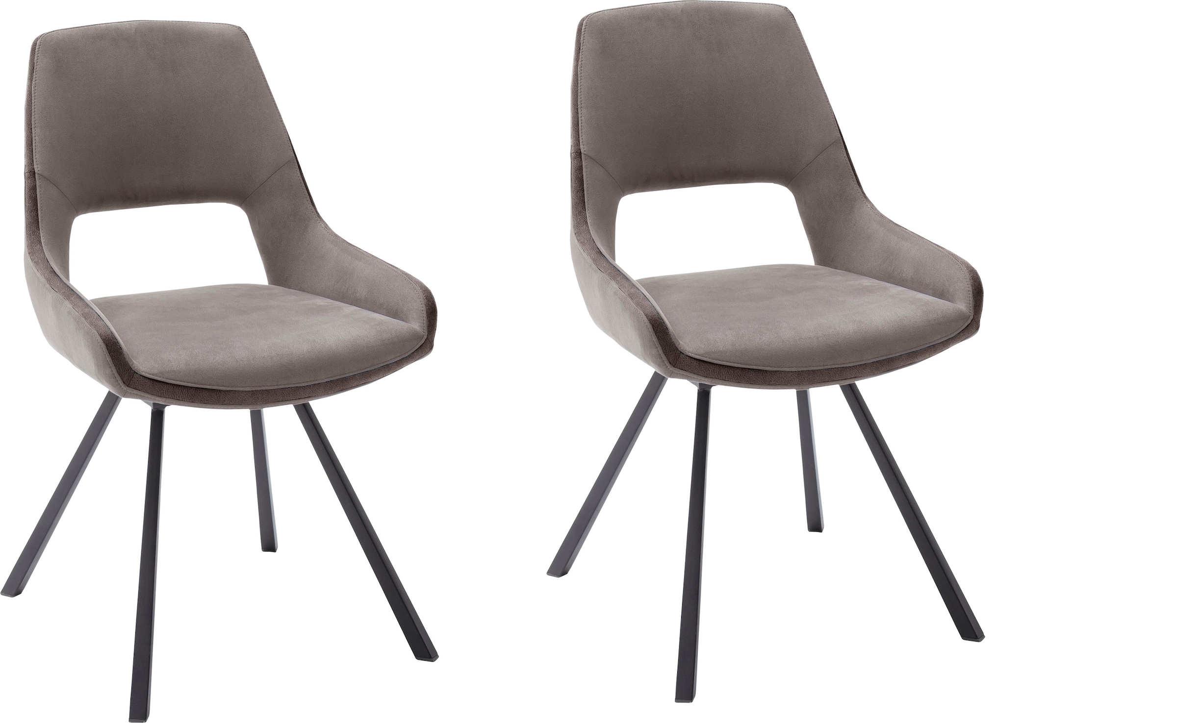 St., 120 2-er Jelmoli-Versand MCA Nivellierung, Set, 180° »Bayonne«, | kg 2 bestellen furniture Stuhl mit bis online Esszimmerstuhl belastbar drehbar (Set),