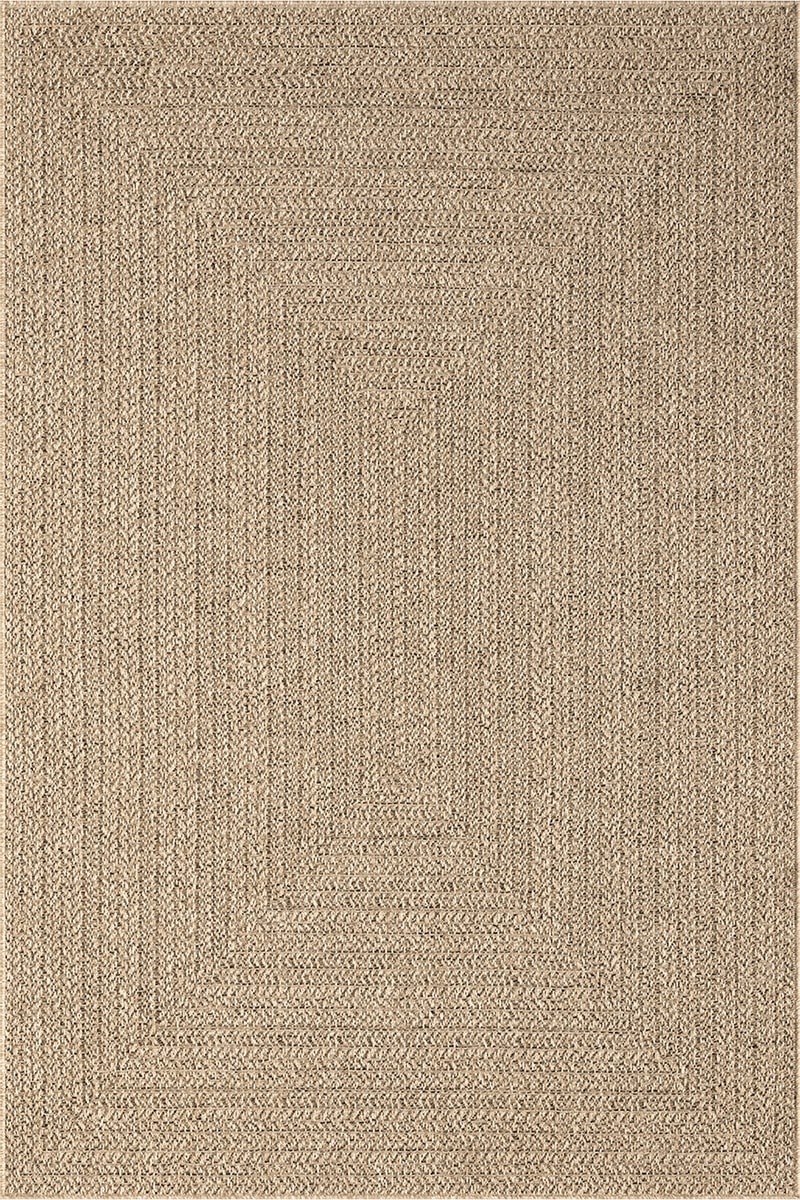 the carpet Outdoorteppich »Kansas«, rechteckig, 1 mm Höhe, moderner robuster In und Outdoor Teppich Jute Look