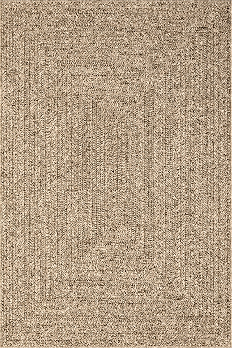 the carpet Outdoorteppich "Kansas" rechteckig 10 mm Höhe moderner robuster In und Outdoor Teppich Jute Look