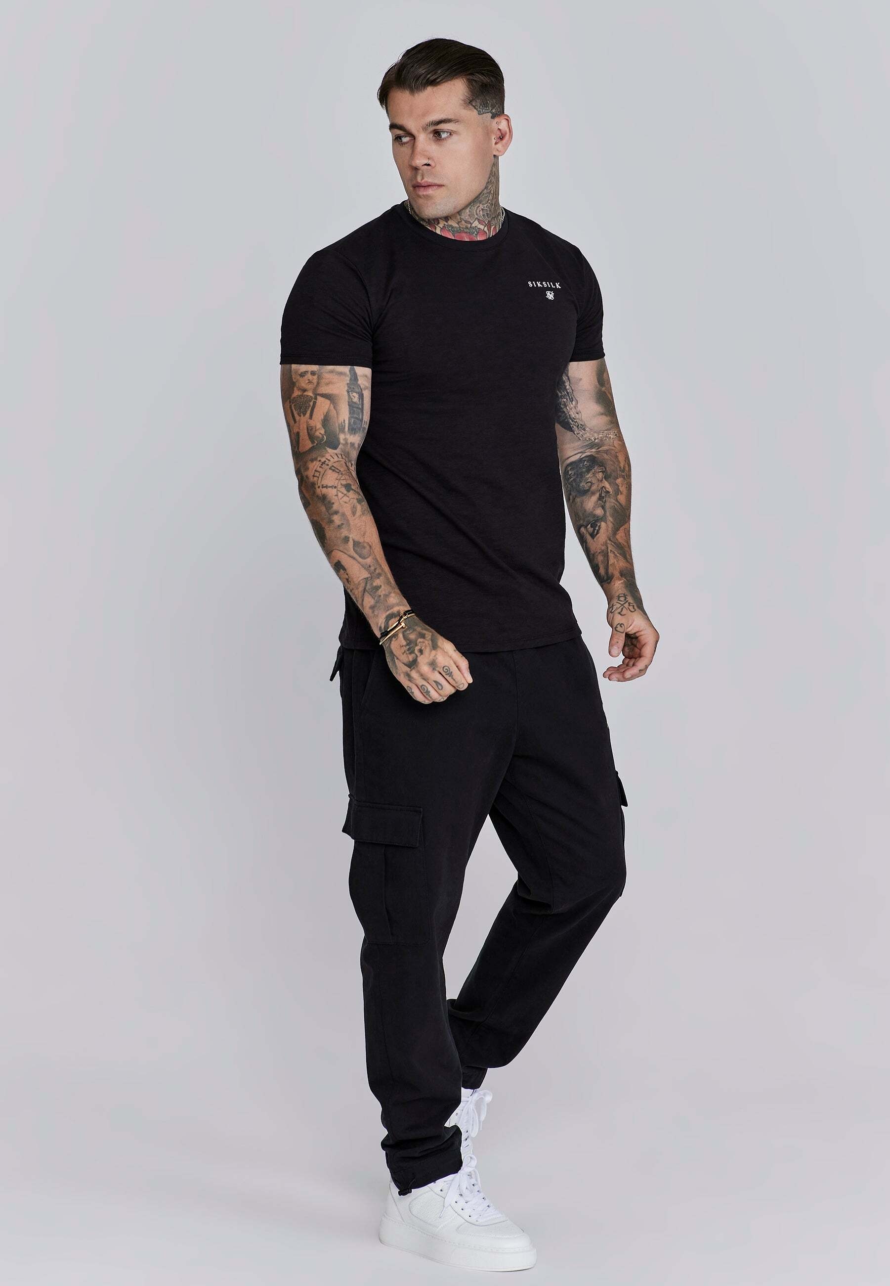 Siksilk T-Shirt »Siksilk T-Shirt Relaxed Fit T-Shirt«
