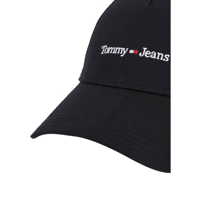 CAP«, TRUCKER Tommy gesticktem Jeans Label bestellen Cap Jelmoli-Versand | online Baseball Jeans mit SPORT Tommy »TJM