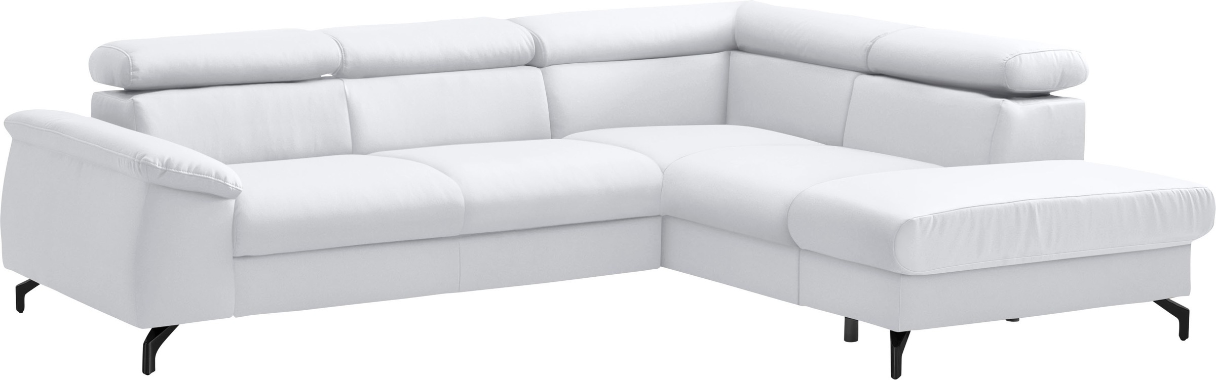 COTTA Ecksofa »Komaris L-Form«, mit Kopfteilverstellung, wahlweise mit Bettfunktion & Bettkasten